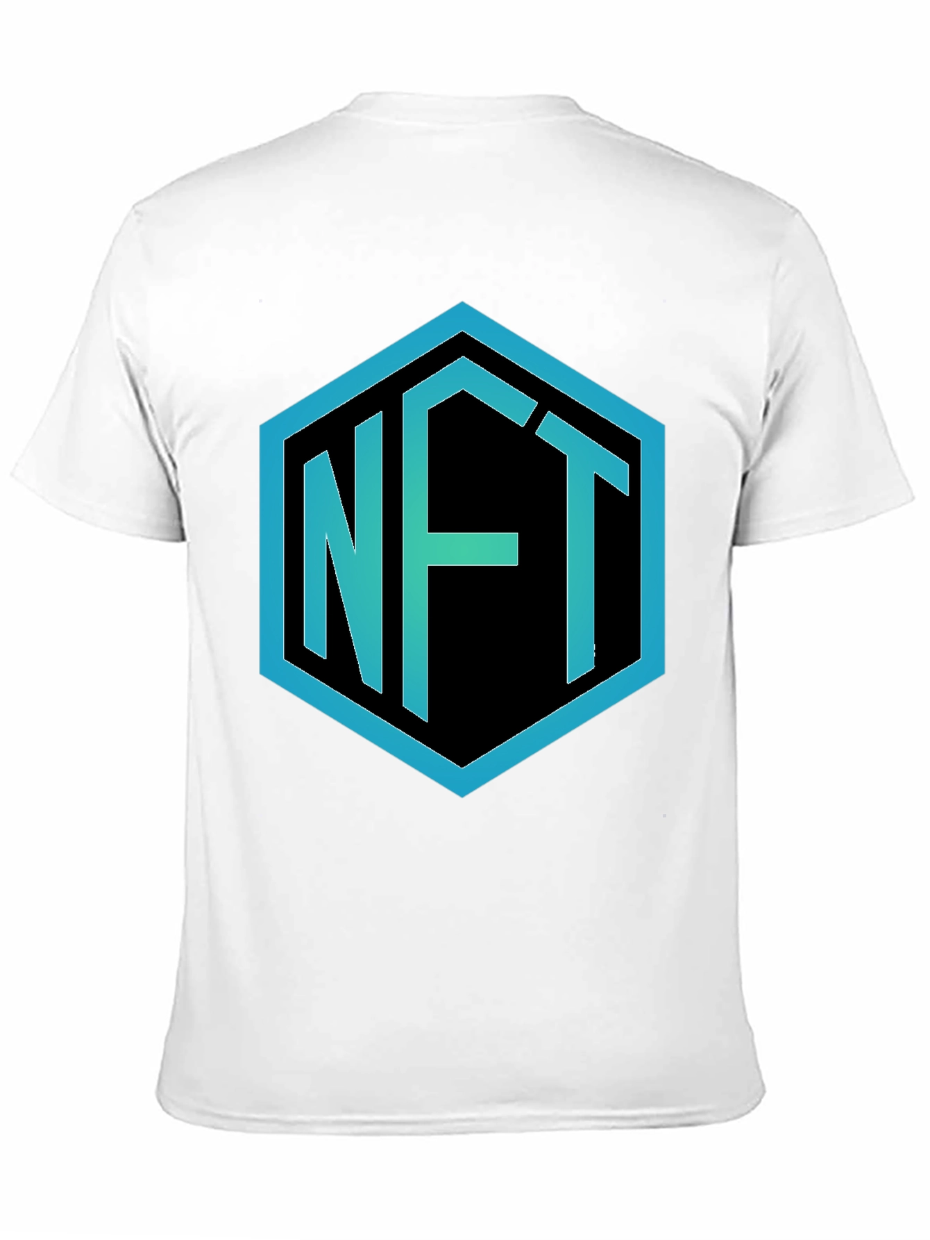 NFT T-Shirt - Crypto Art Hexagon Design