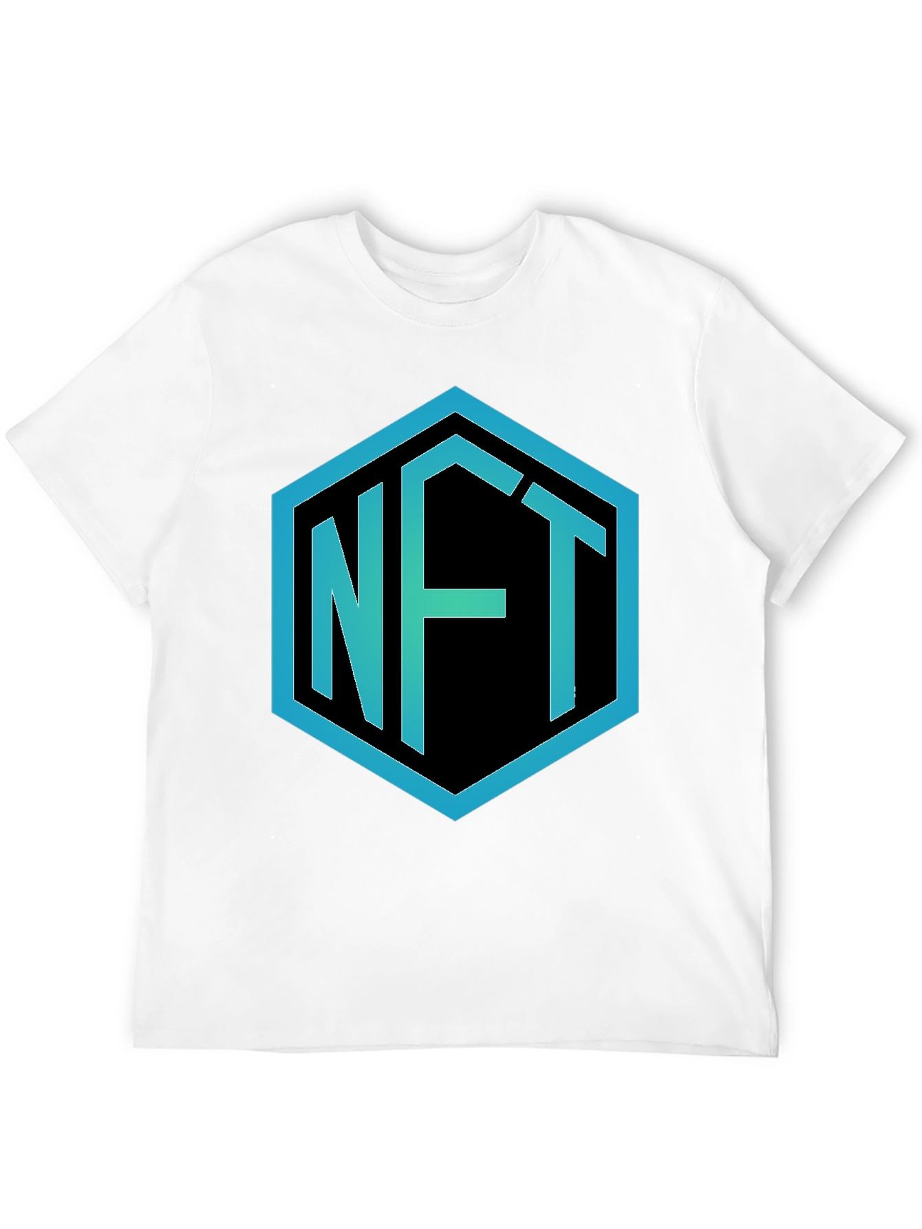 NFT T-Shirt - Crypto Art Hexagon Design
