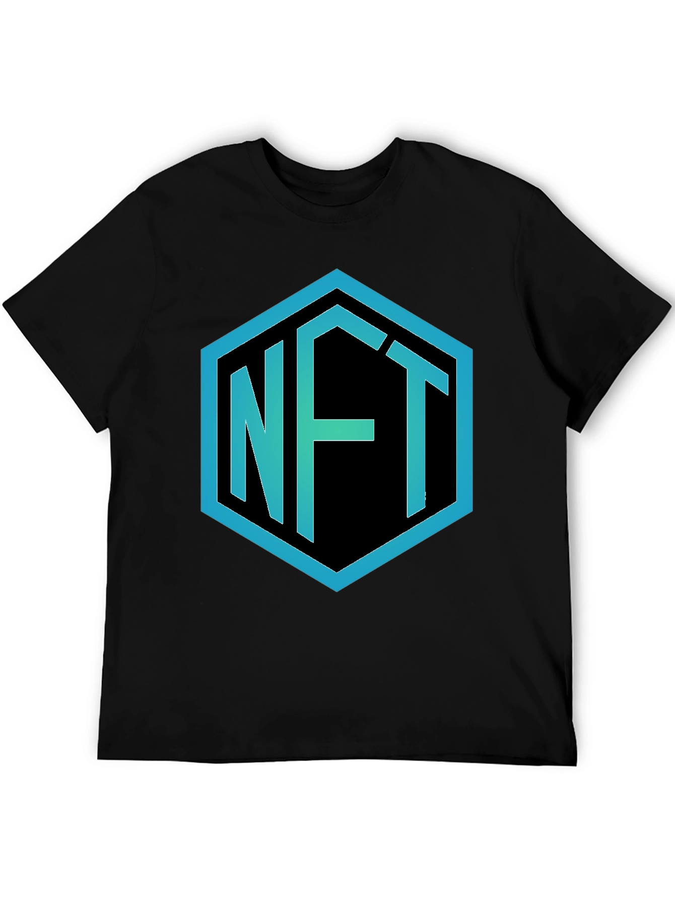 NFT T-Shirt - Crypto Art Hexagon Design