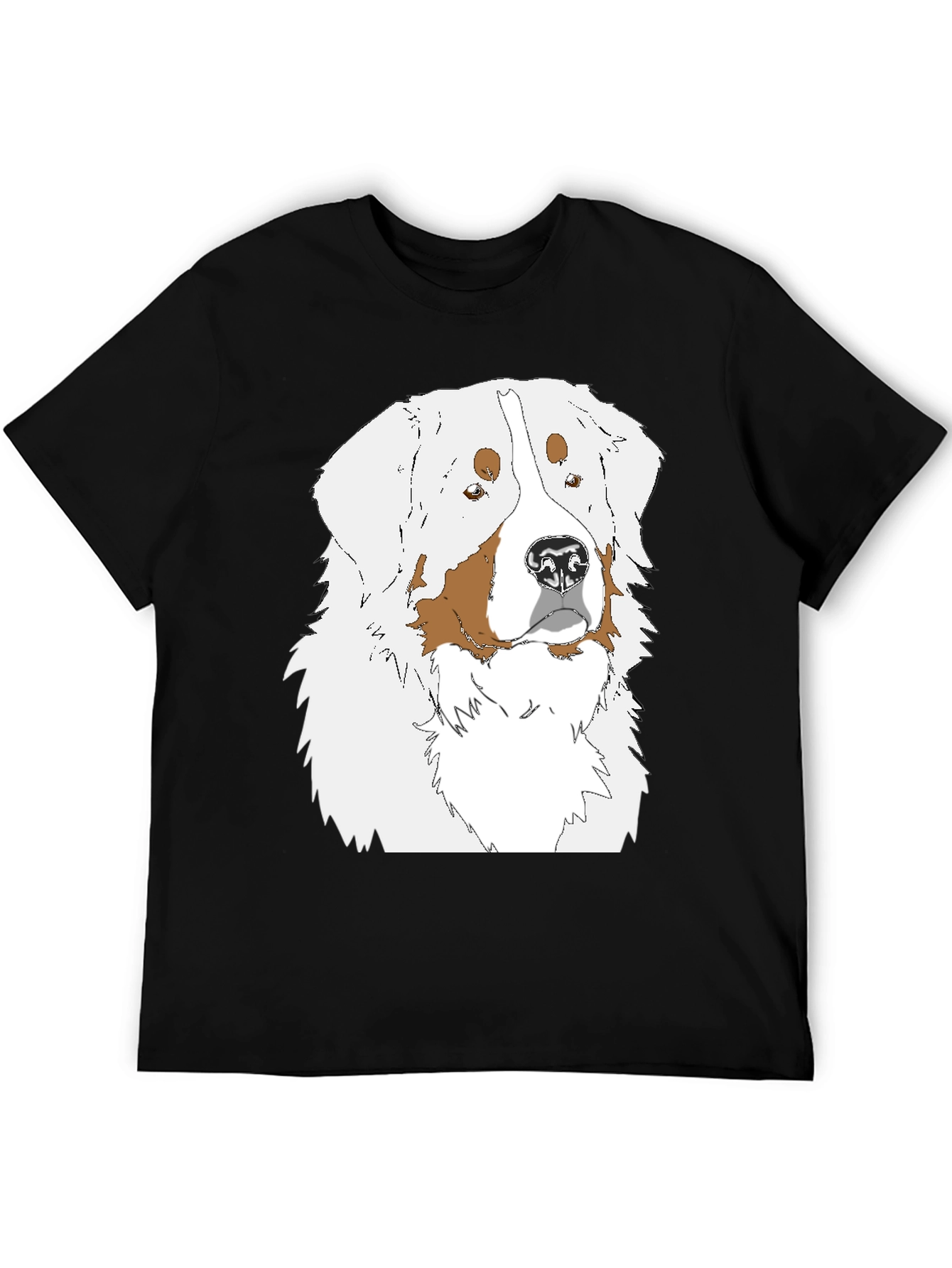 Bernese Mountain Dog T-Shirt - Cute Dog Graphic Tee
