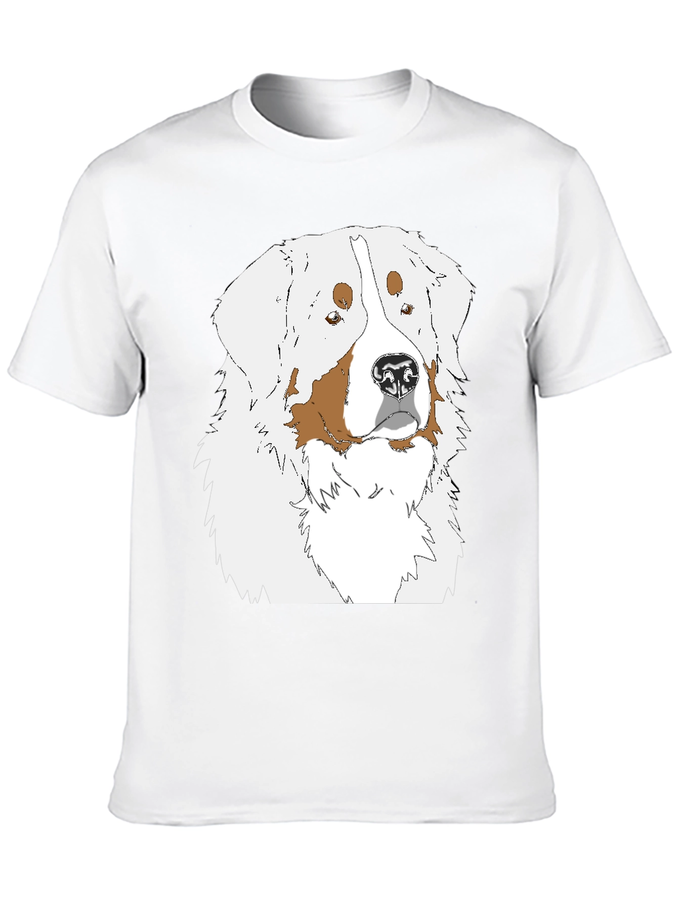 Bernese Mountain Dog T-Shirt - Cute Dog Graphic Tee