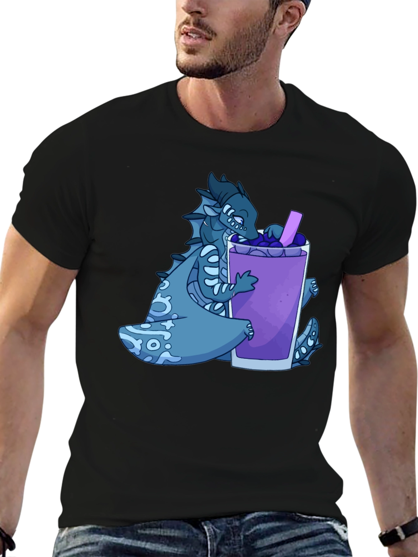 Dragon Boba T-Shirt - Unique Graphic Tee
