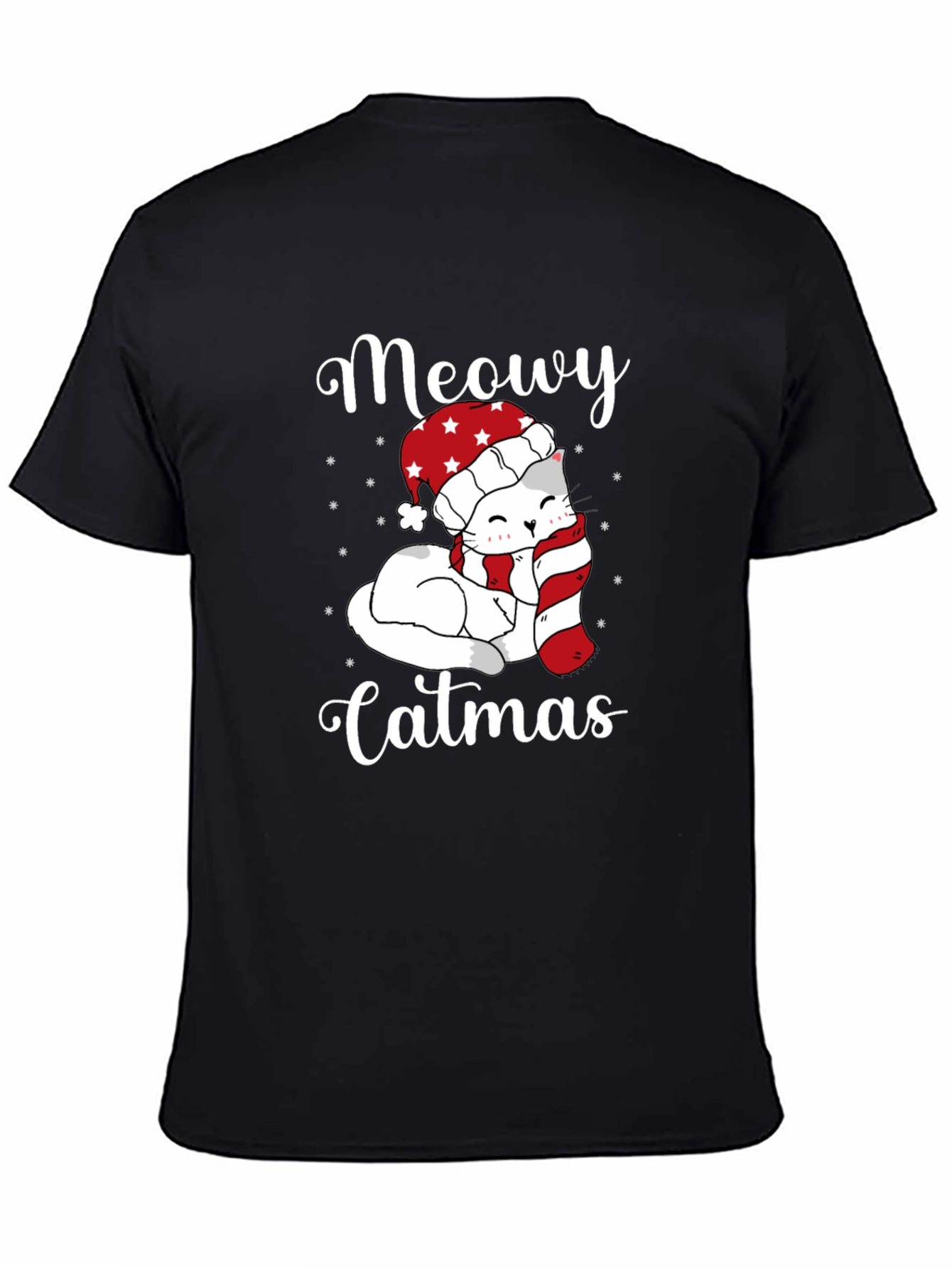 Meowy Catmas T-Shirt - Holiday Cheer