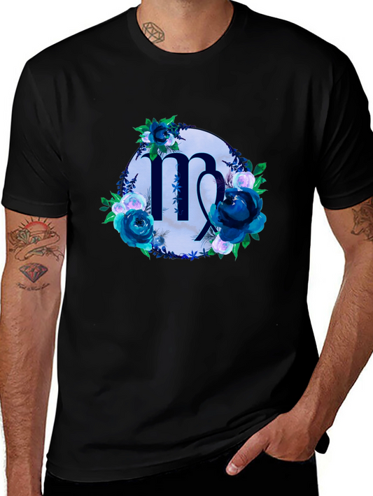 Virgo Zodiac Floral T-Shirt