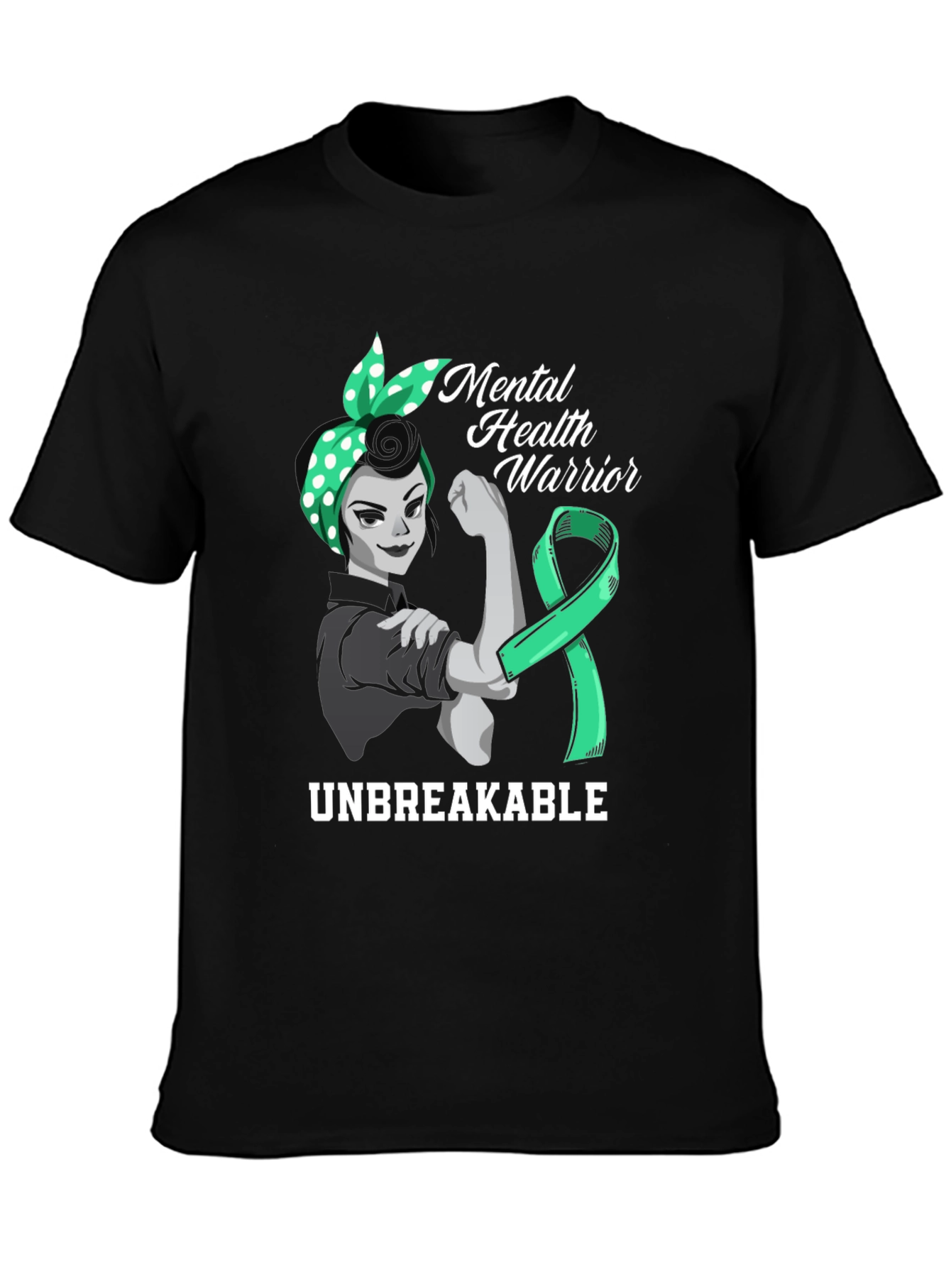 Mental Health Warrior T-Shirt - Unbreakable Support