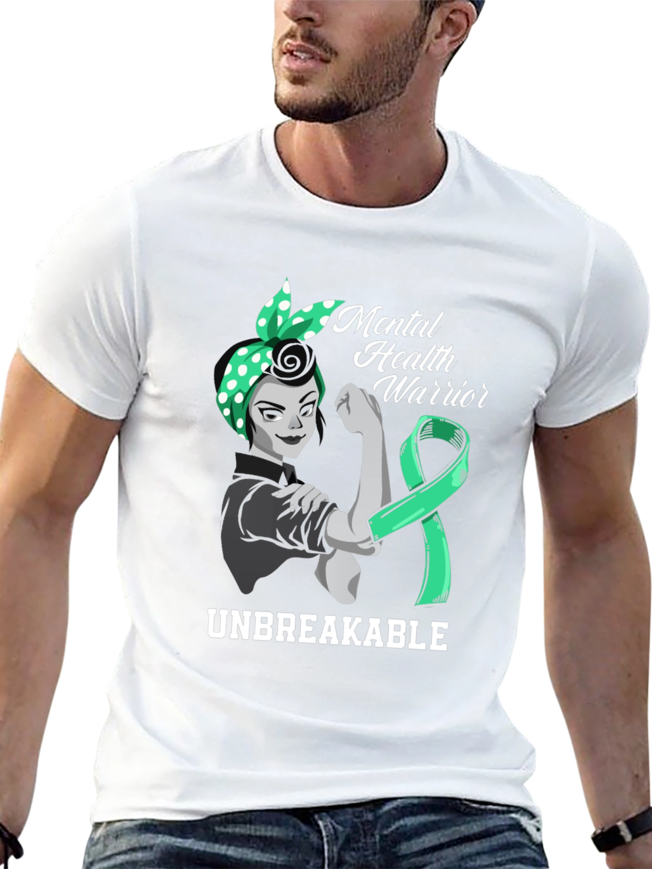 Mental Health Warrior T-Shirt - Unbreakable Support