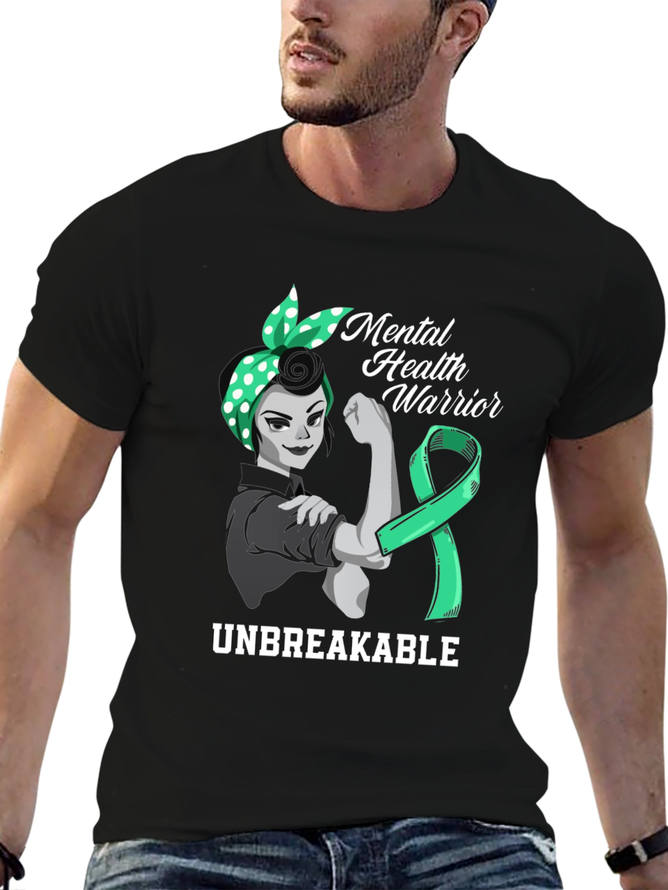 Mental Health Warrior T-Shirt - Unbreakable Support