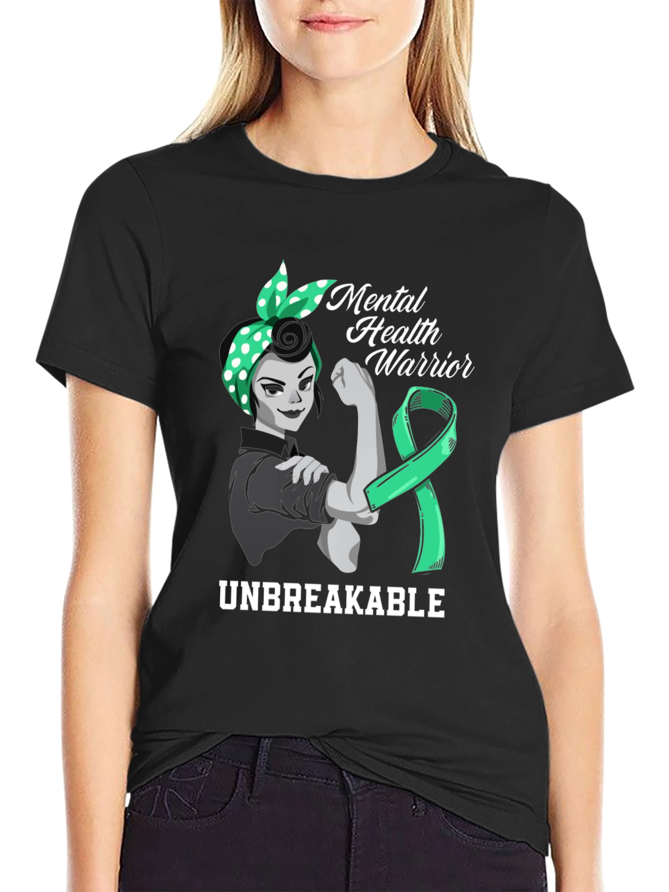 Mental Health Warrior T-Shirt - Unbreakable Support