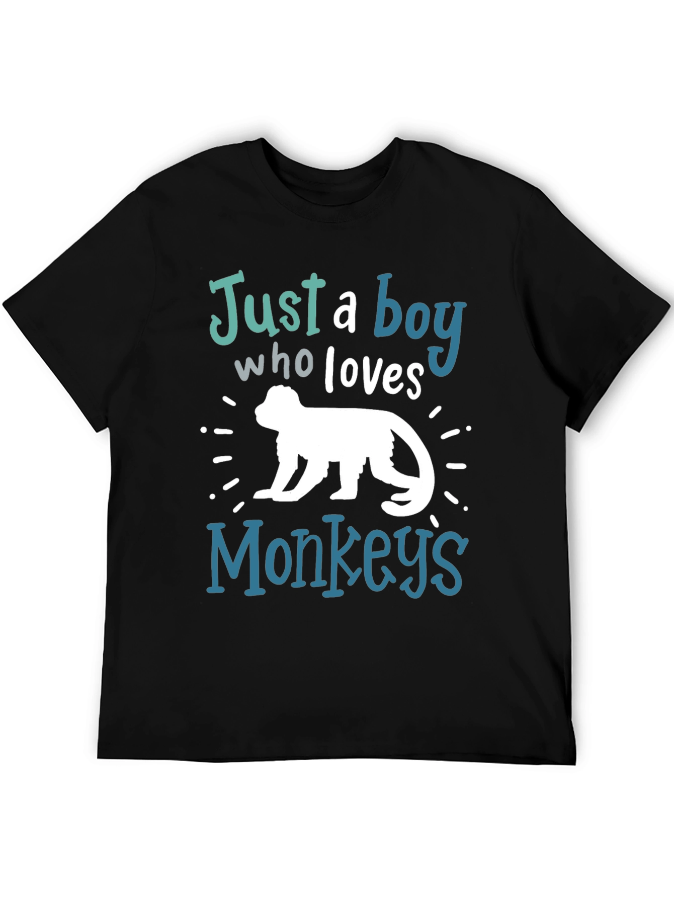 Boys Monkey Lover T-Shirt - Cool Graphic Tee
