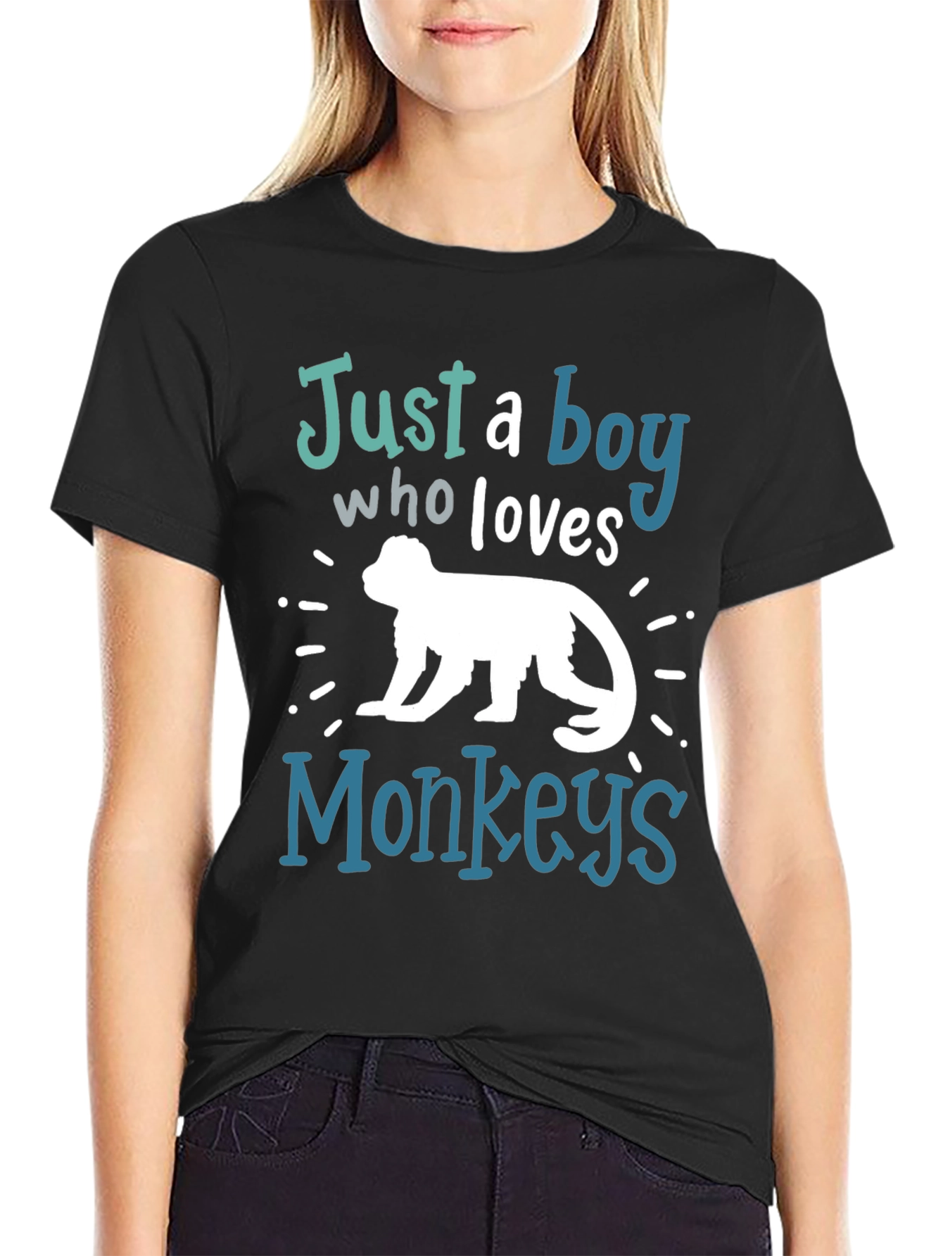 Boys Monkey Lover T-Shirt - Cool Graphic Tee