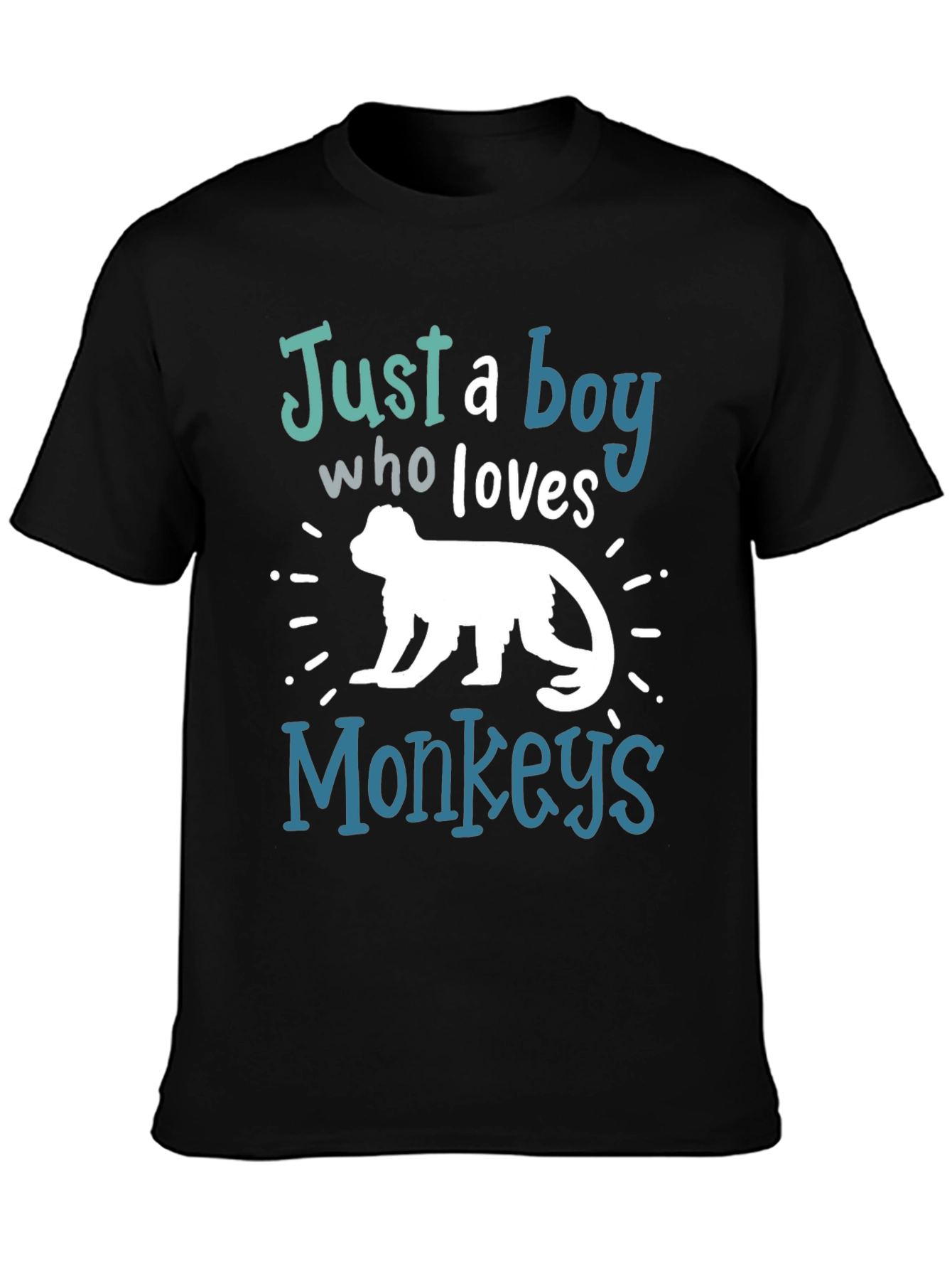 Boys Monkey Lover T-Shirt - Cool Graphic Tee