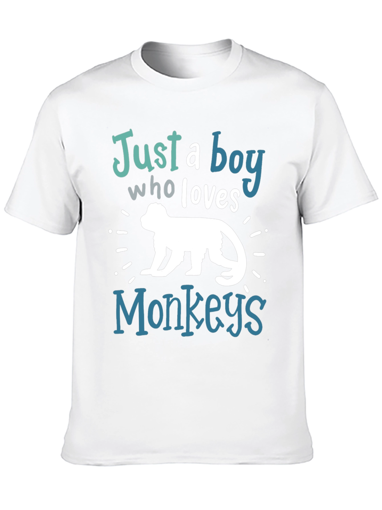 Boys Monkey Lover T-Shirt - Cool Graphic Tee