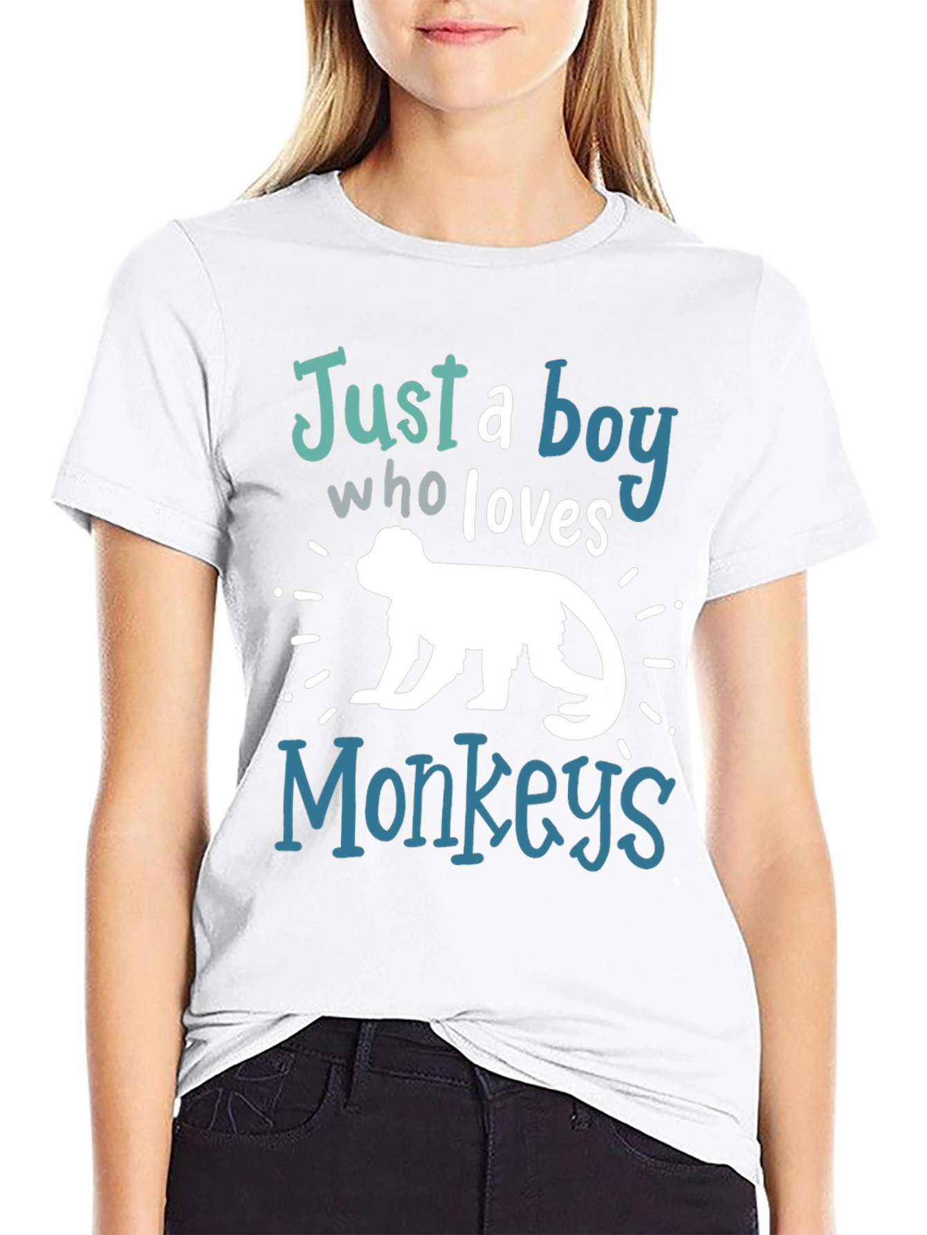 Boys Monkey Lover T-Shirt - Cool Graphic Tee