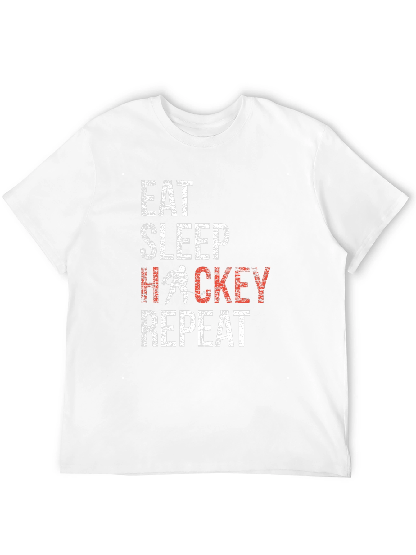 Eat Sleep Hockey Repeat Graphic Tee