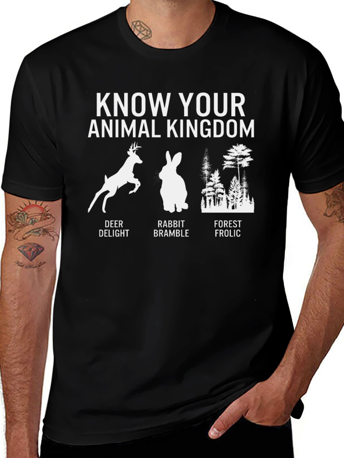Know Your Animal Kingdom Graphic T-Shirt