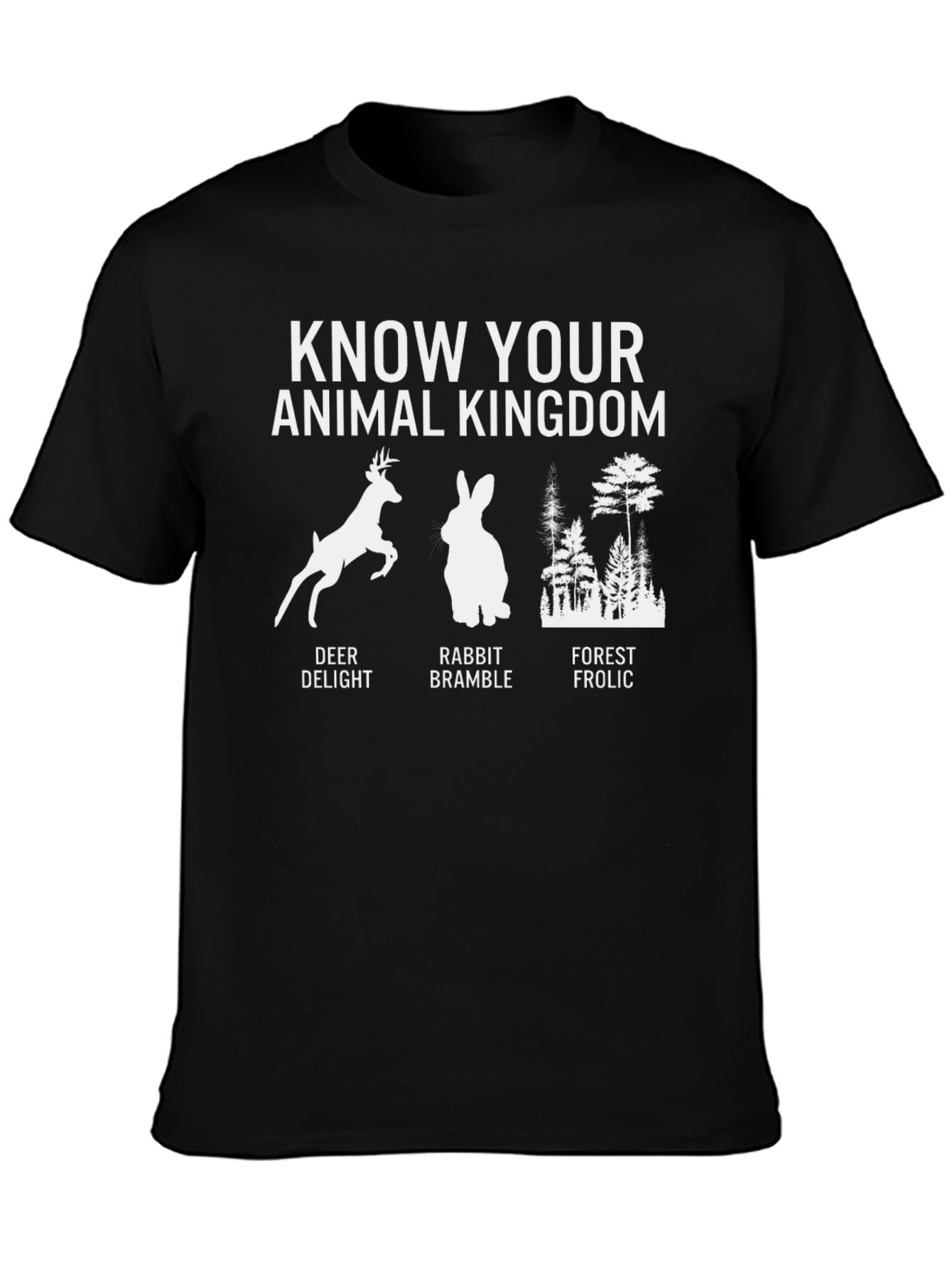 Know Your Animal Kingdom Graphic T-Shirt
