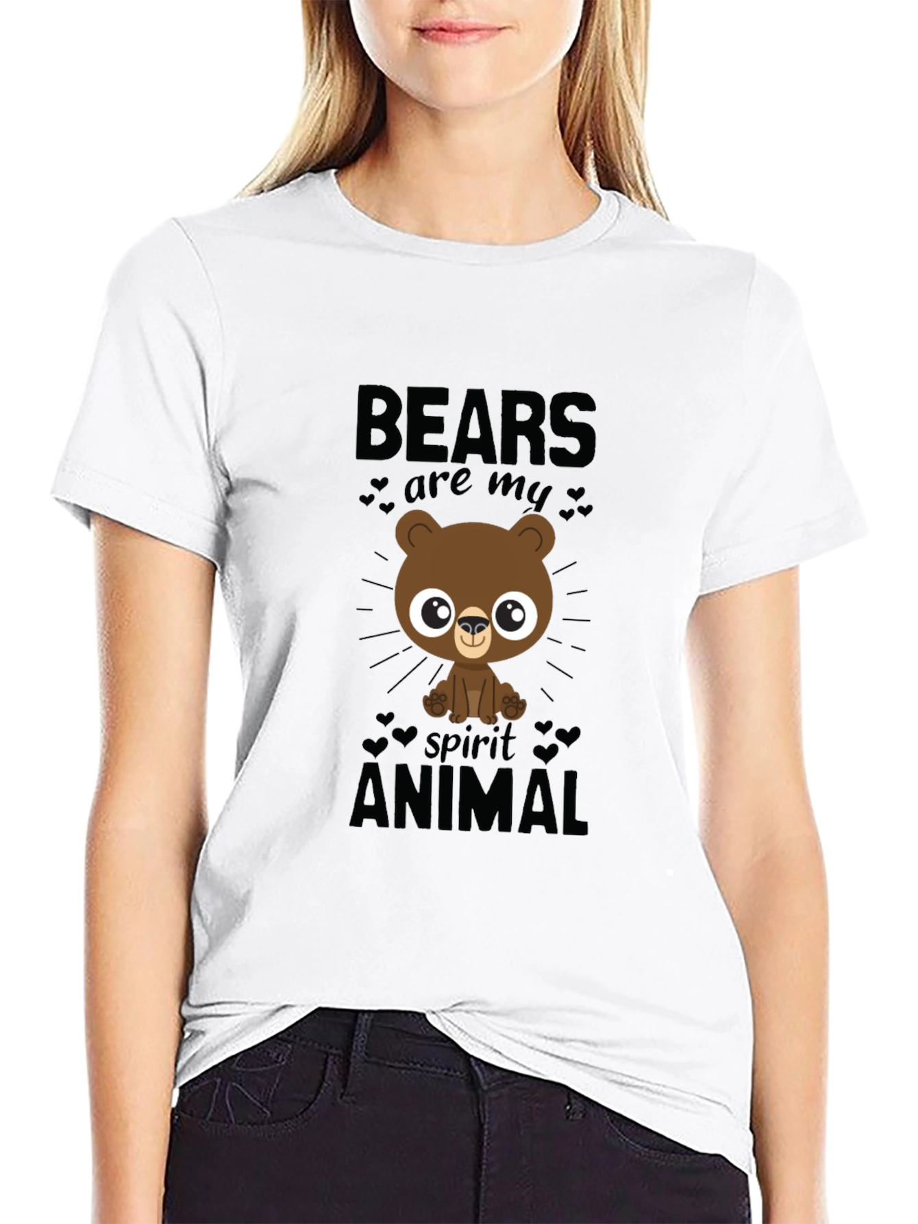 Bear Spirit Animal Graphic Tee