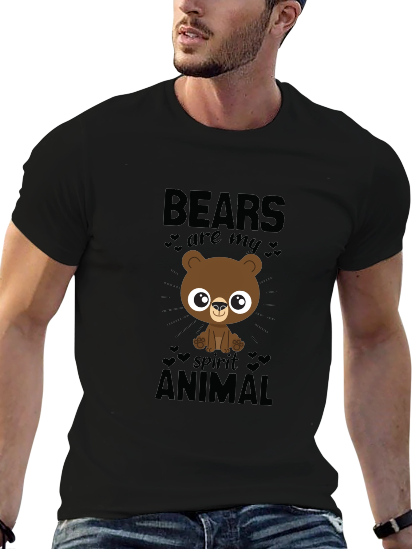 Bear Spirit Animal Graphic Tee
