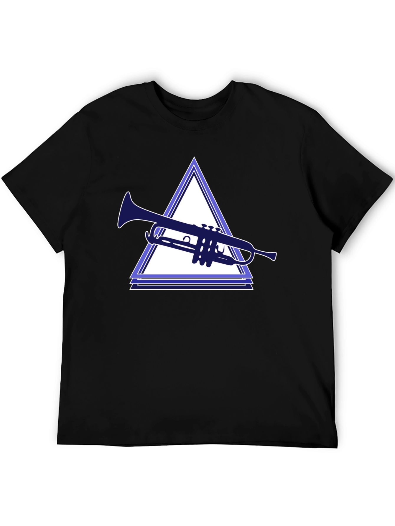 Trumpet Triangle Graphic Tee - Unique Music Lover Shirt