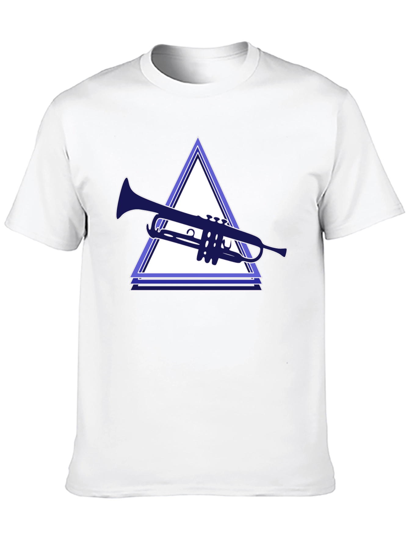 Trumpet Triangle Graphic Tee - Unique Music Lover Shirt