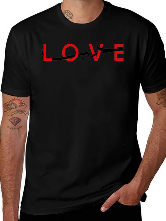 Love Arabic Script T-Shirt - Unisex Black Tee