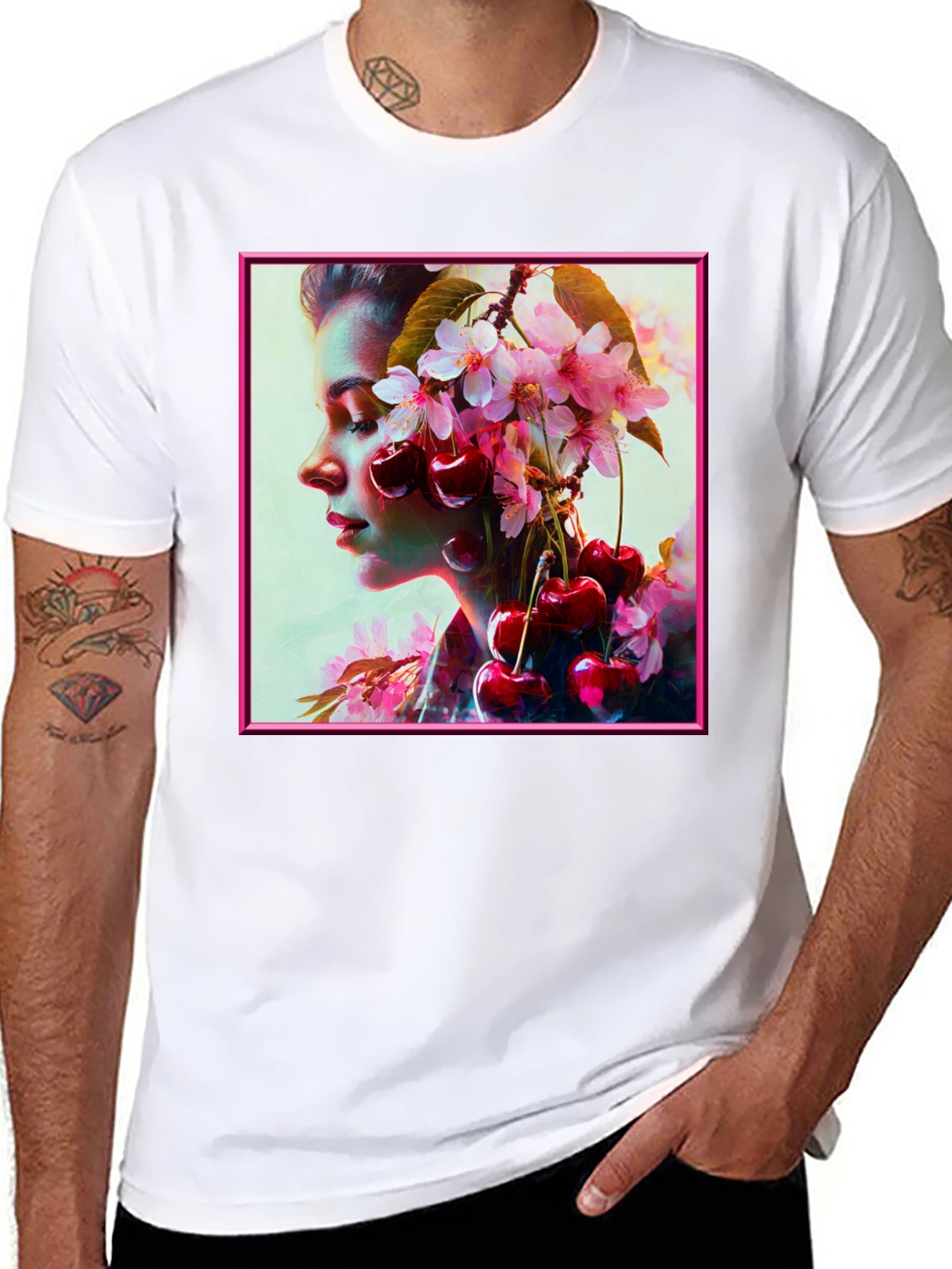 Cherry Blossom Girl Graphic Tee
