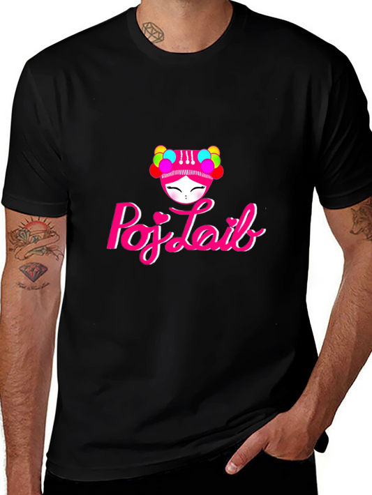 Poj-Laib Graphic Tee - Black T-Shirt