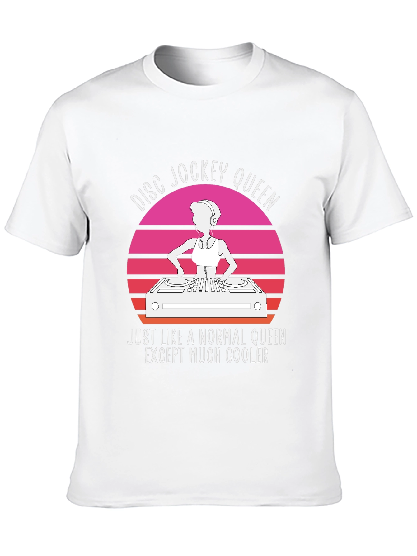 Disc Jockey Queen Graphic T-Shirt