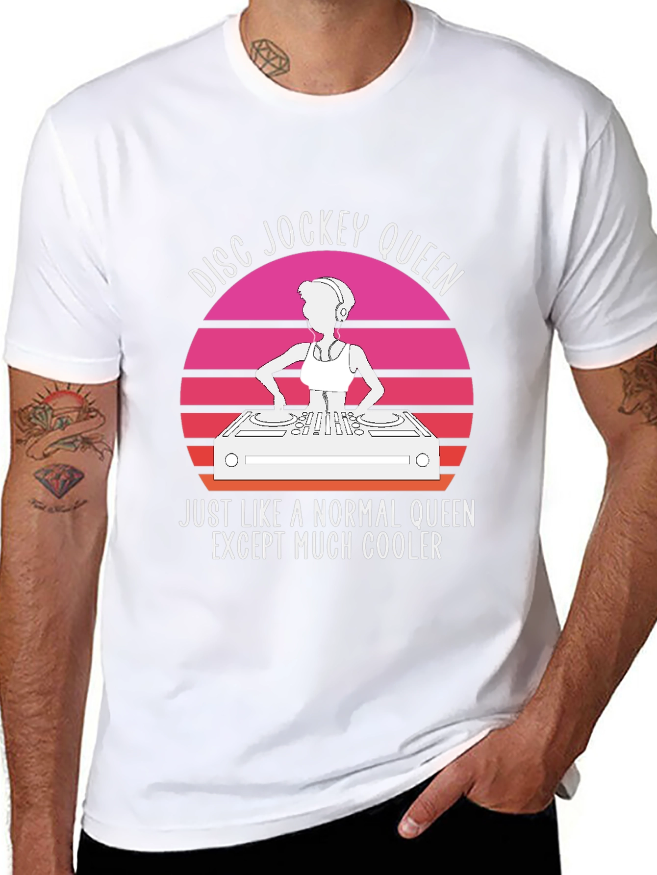 Disc Jockey Queen Graphic T-Shirt
