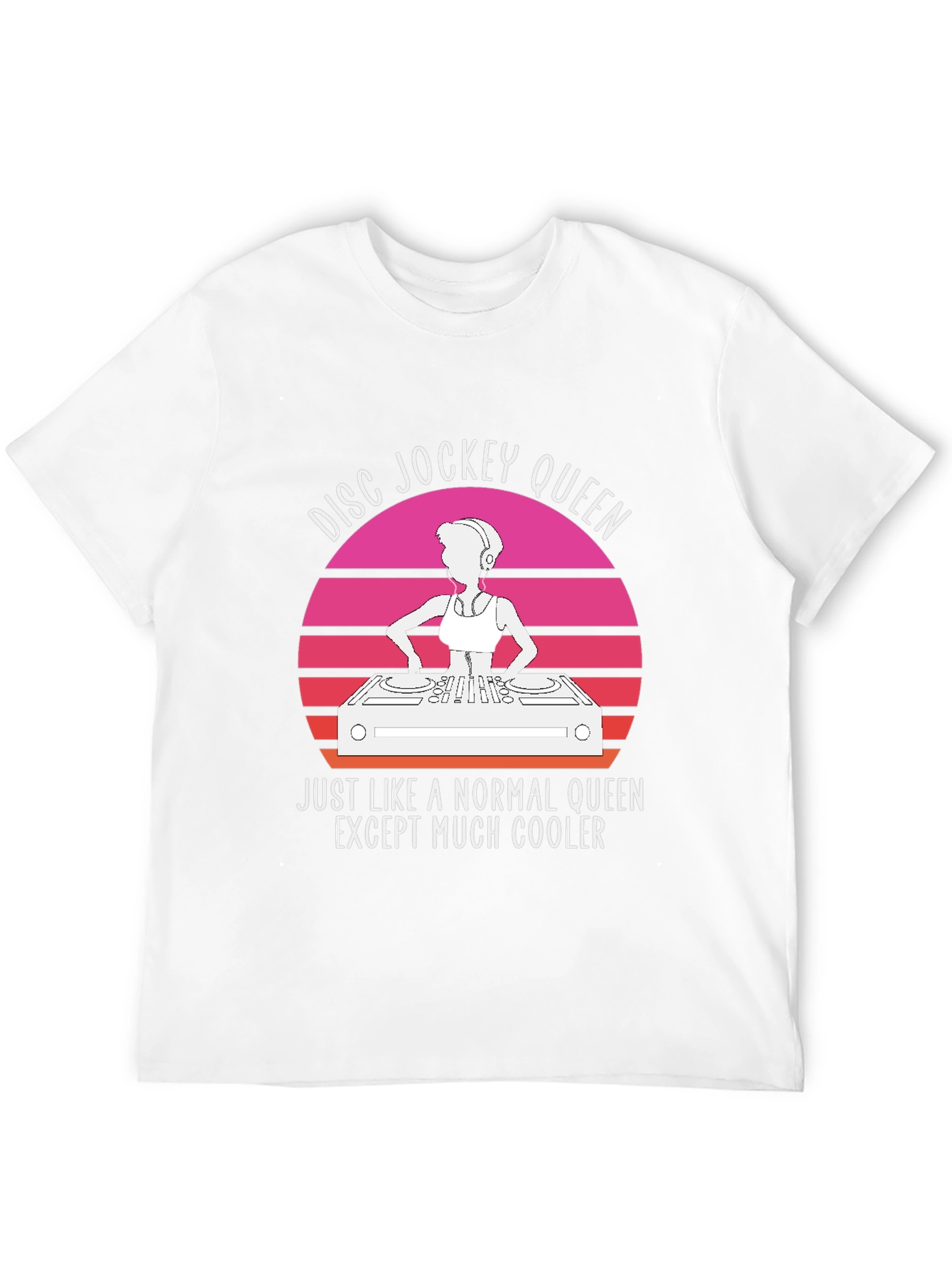 Disc Jockey Queen Graphic T-Shirt