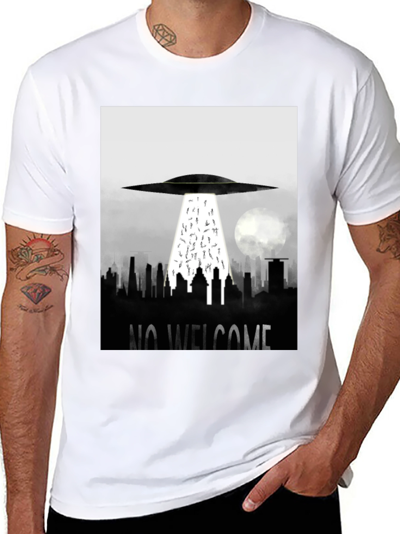 No Welcome UFO T-Shirt