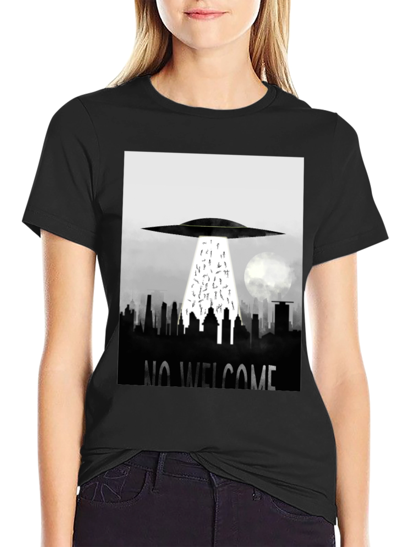 No Welcome UFO T-Shirt