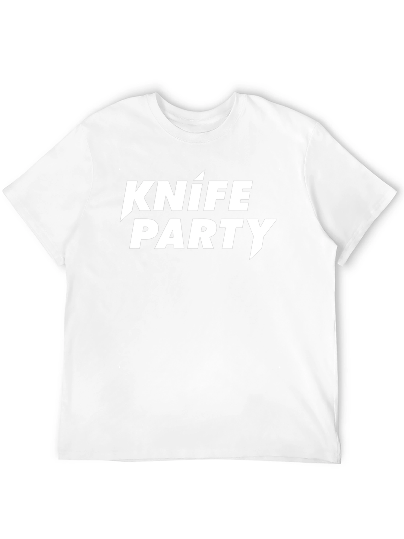 Knife Party Graphic Tee - Black Cotton T-Shirt