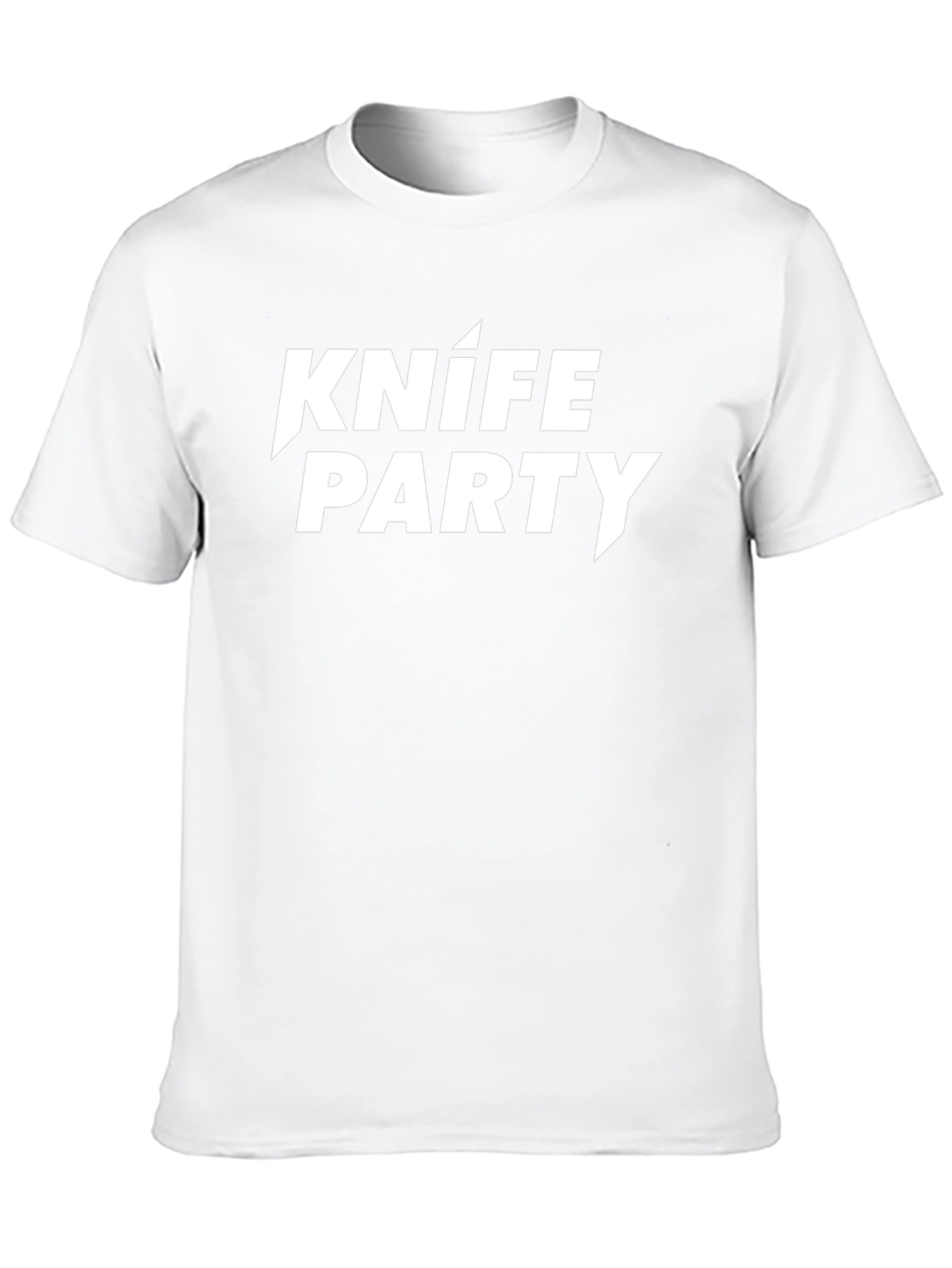 Knife Party Graphic Tee - Black Cotton T-Shirt