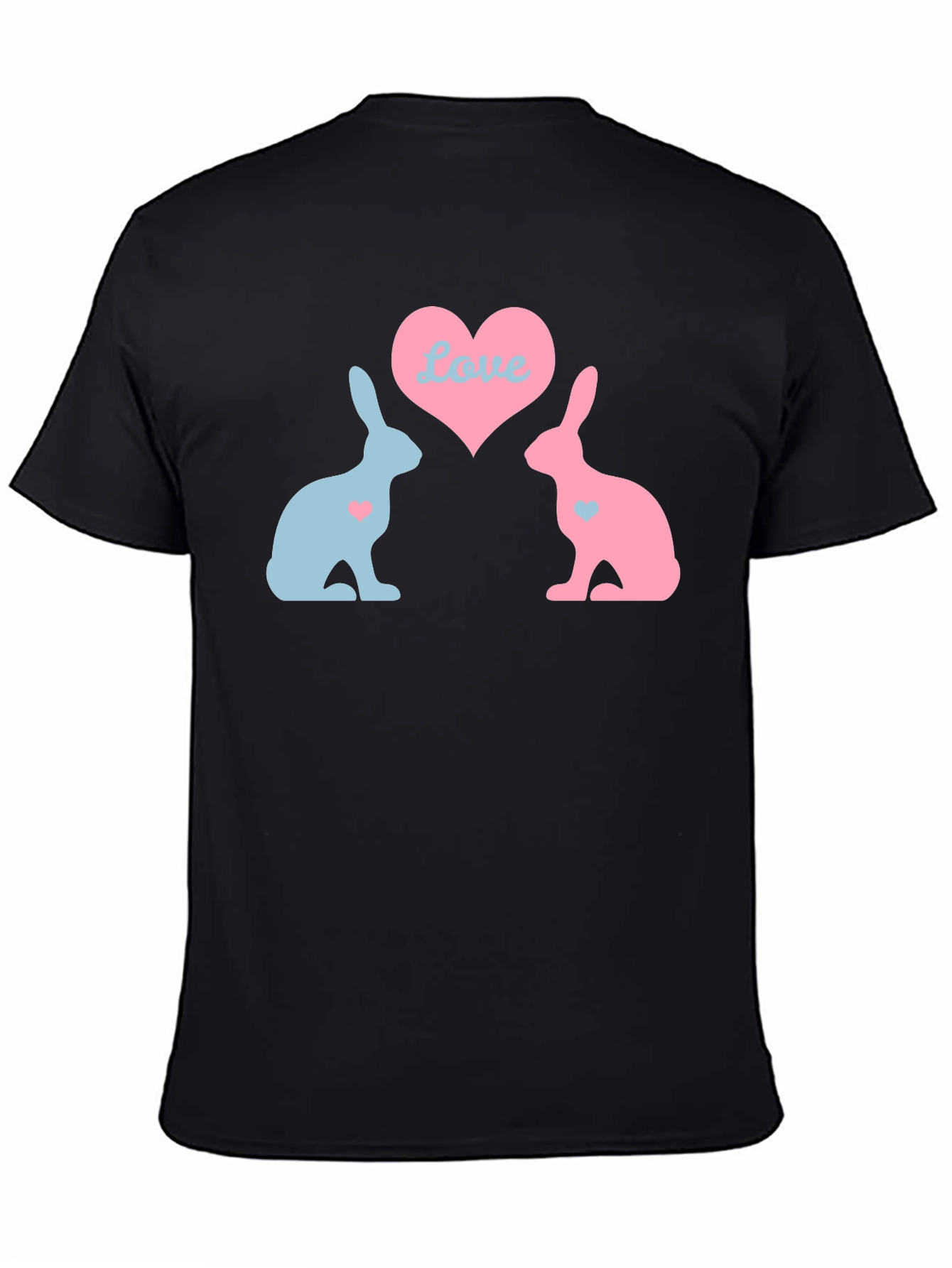 Love Bunnies Black T-Shirt