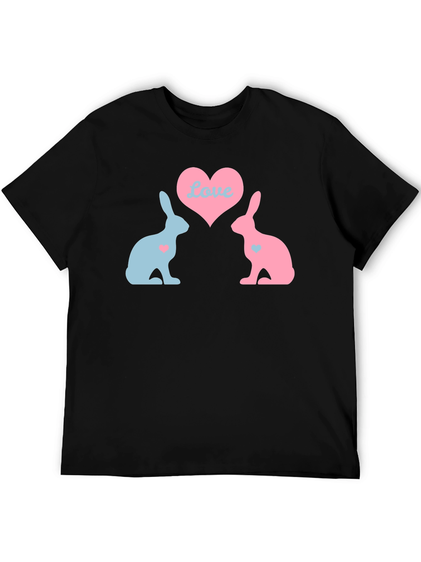 Love Bunnies Black T-Shirt