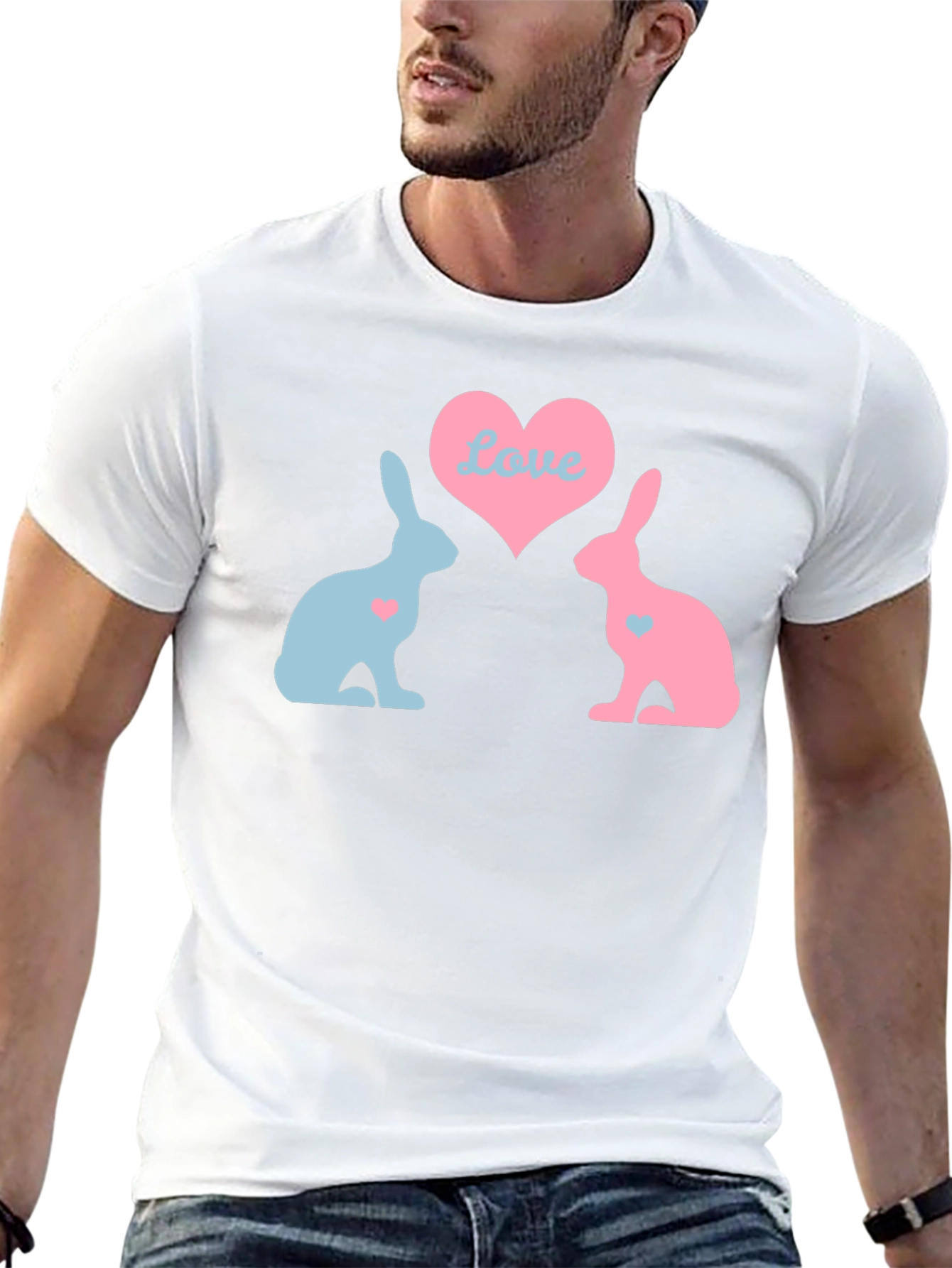 Love Bunnies Black T-Shirt