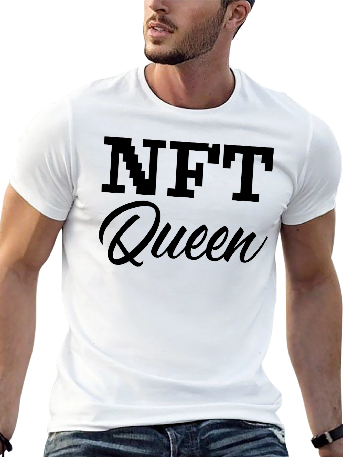 NFT Queen Black T-Shirt