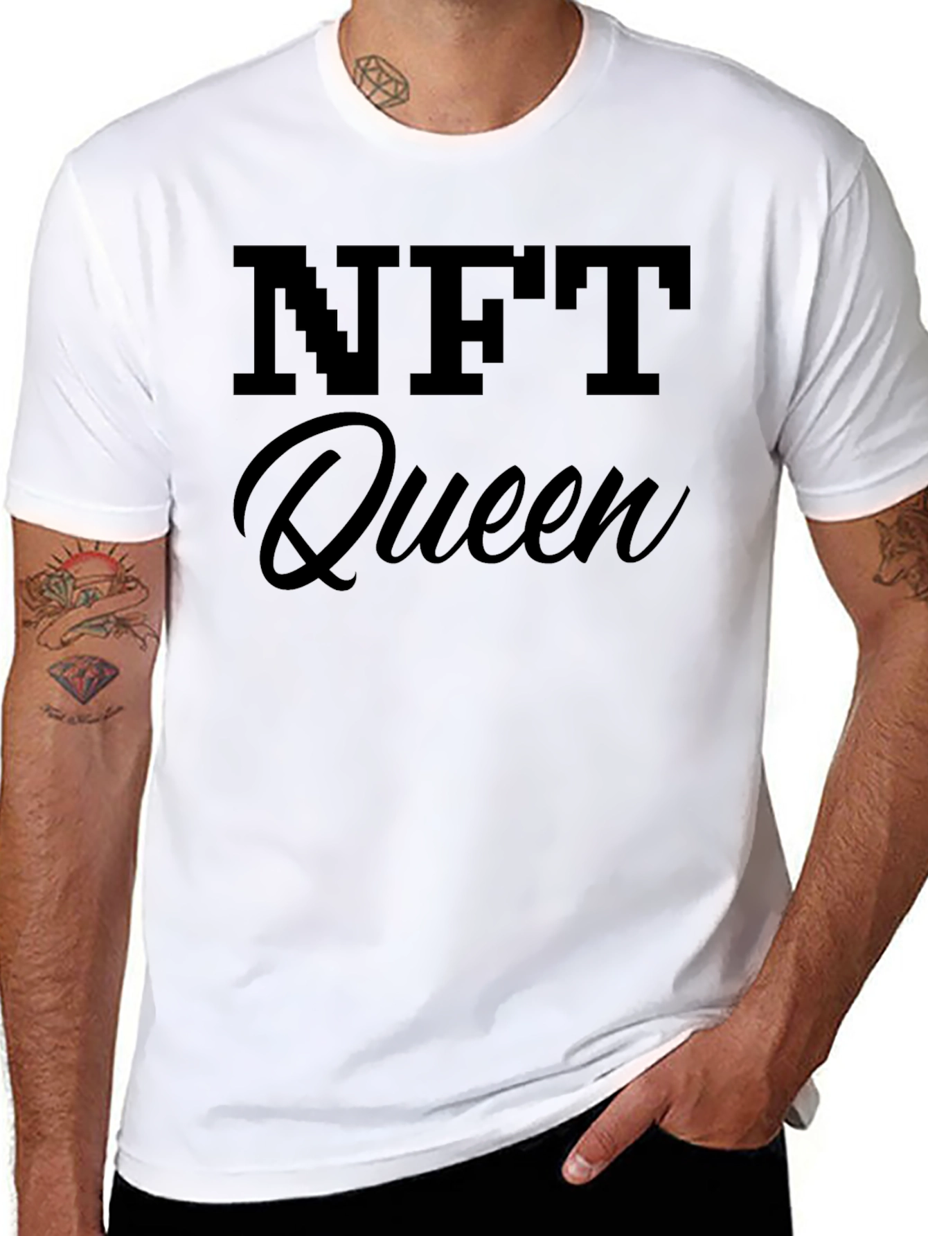 NFT Queen Black T-Shirt
