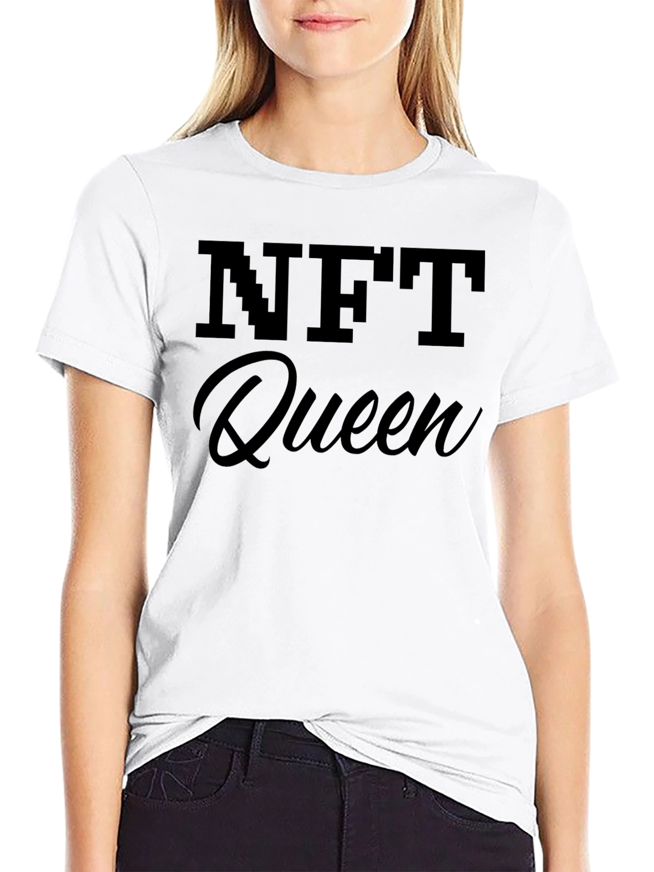 NFT Queen Black T-Shirt