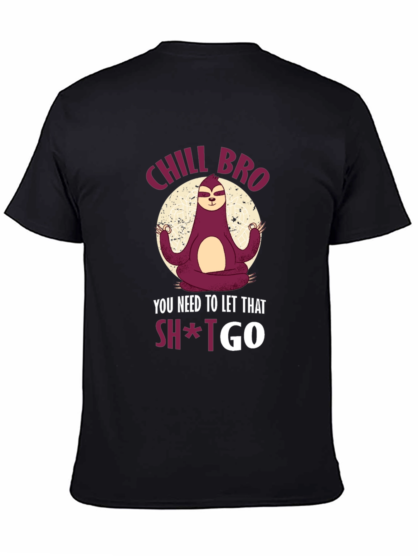 Chill Bro Sloth Meditation T-Shirt
