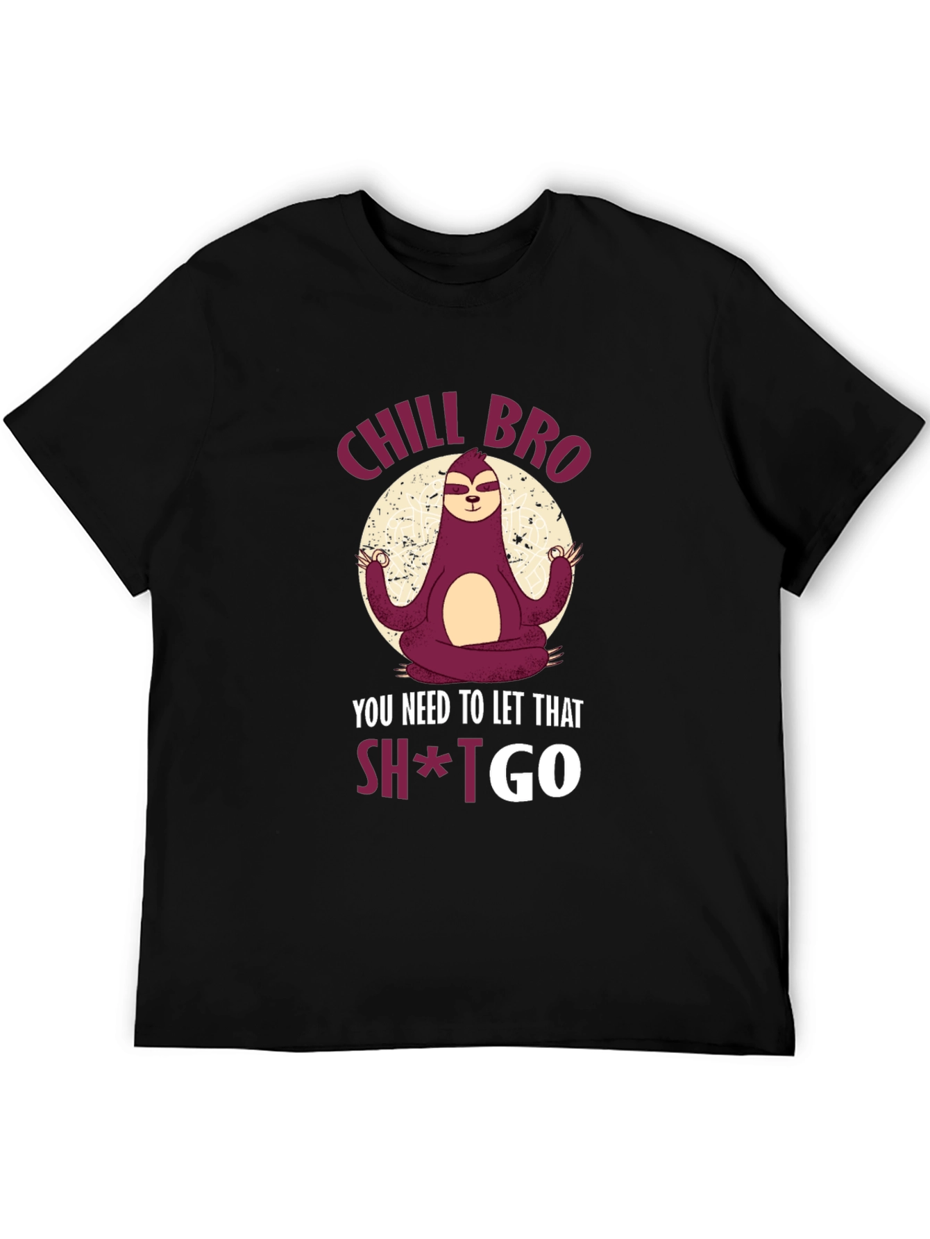 Chill Bro Sloth Meditation T-Shirt