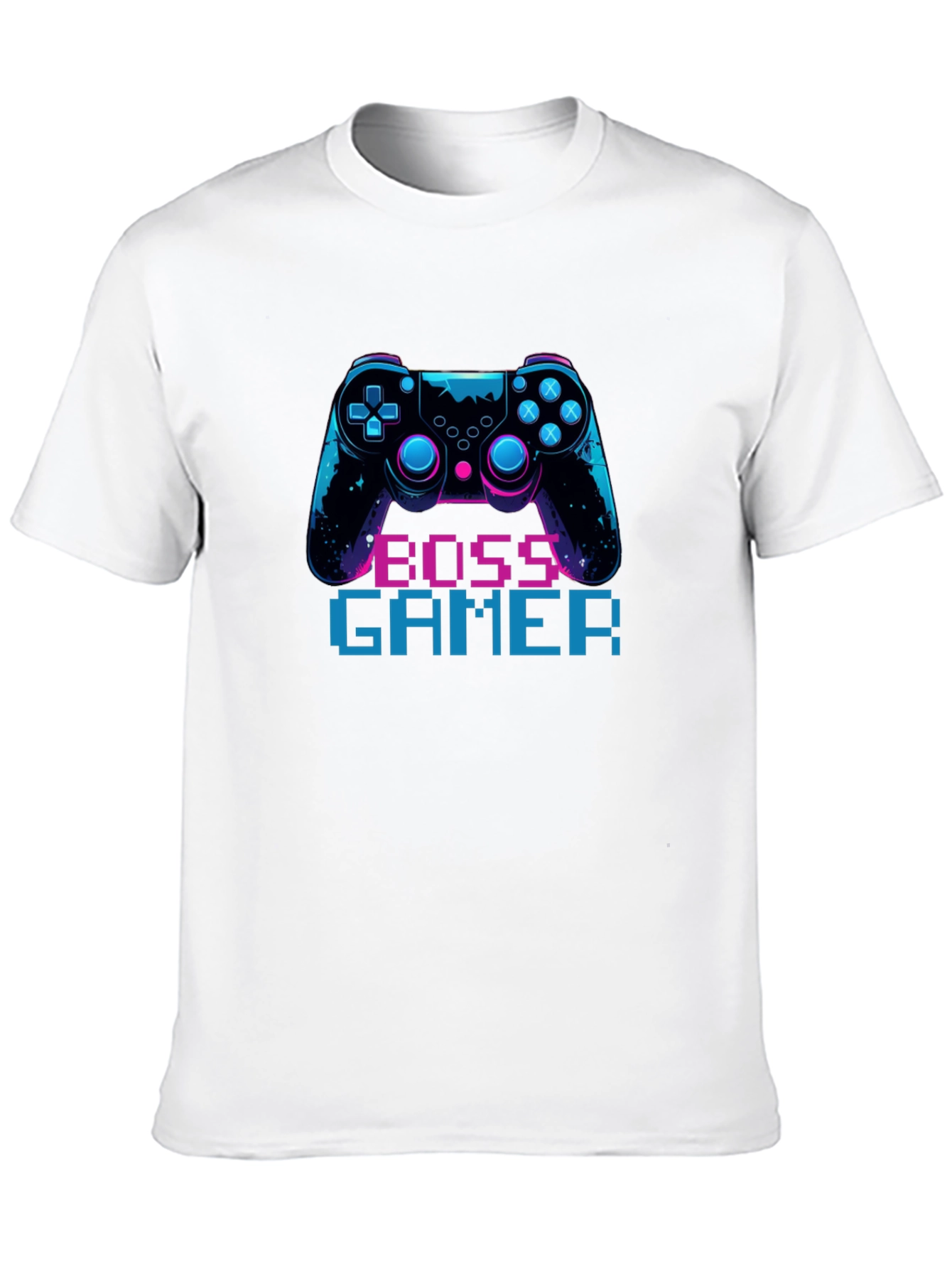 Boss Gamer Black T-Shirt - Console Design