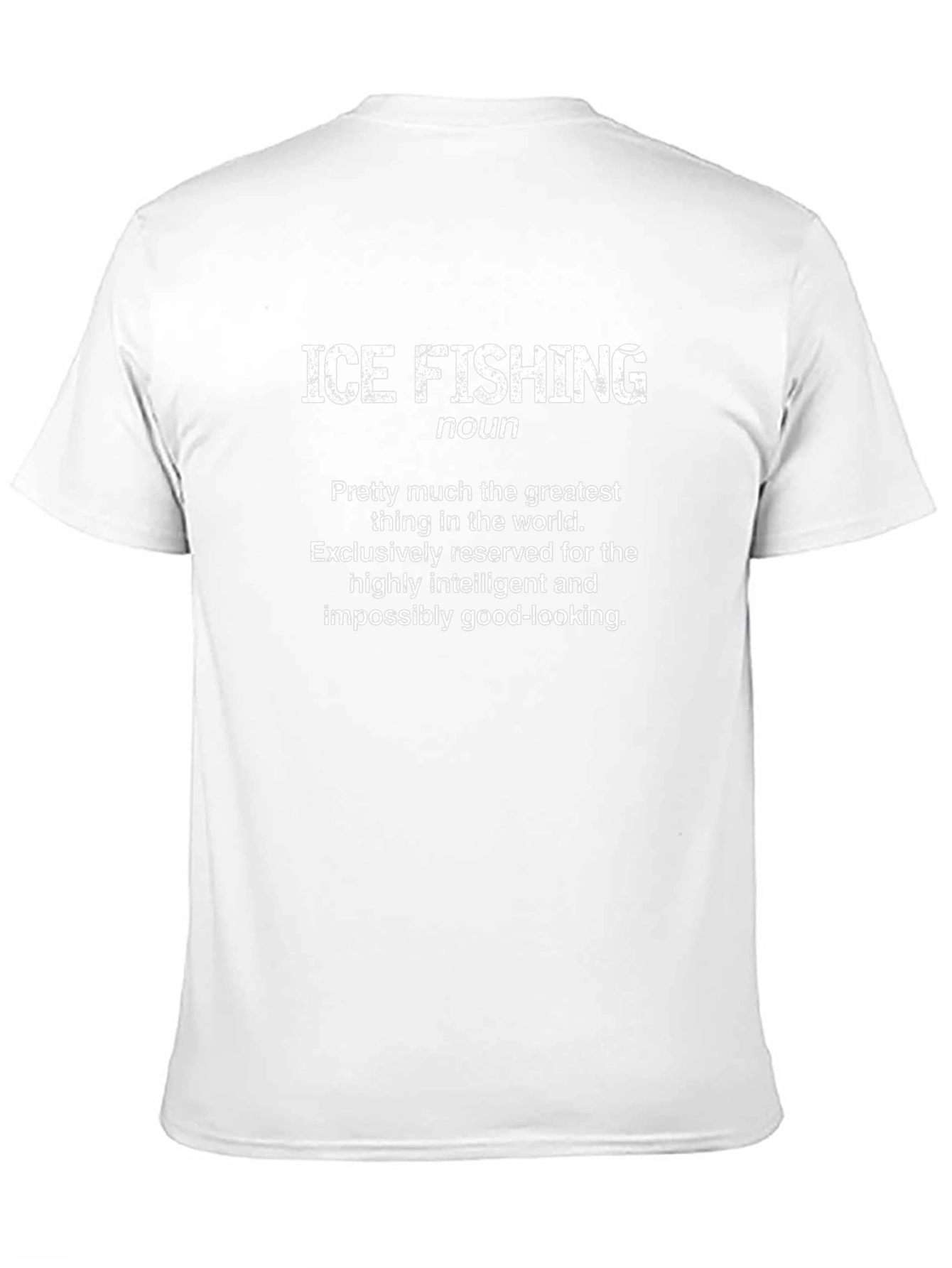 Ice Fishing Noun Definition Novelty T-Shirt