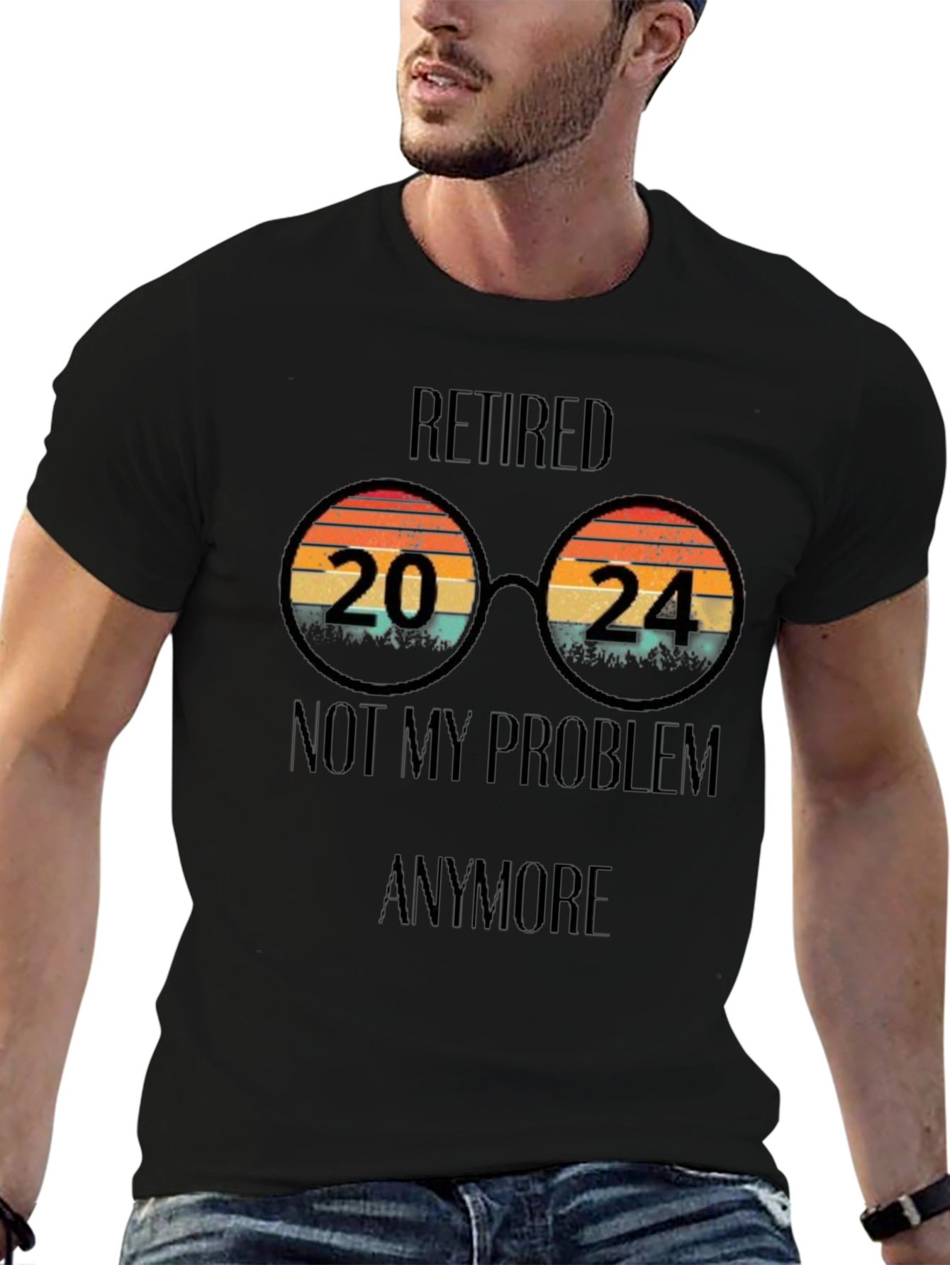 Retired 2024 T-Shirt - No More Problems!