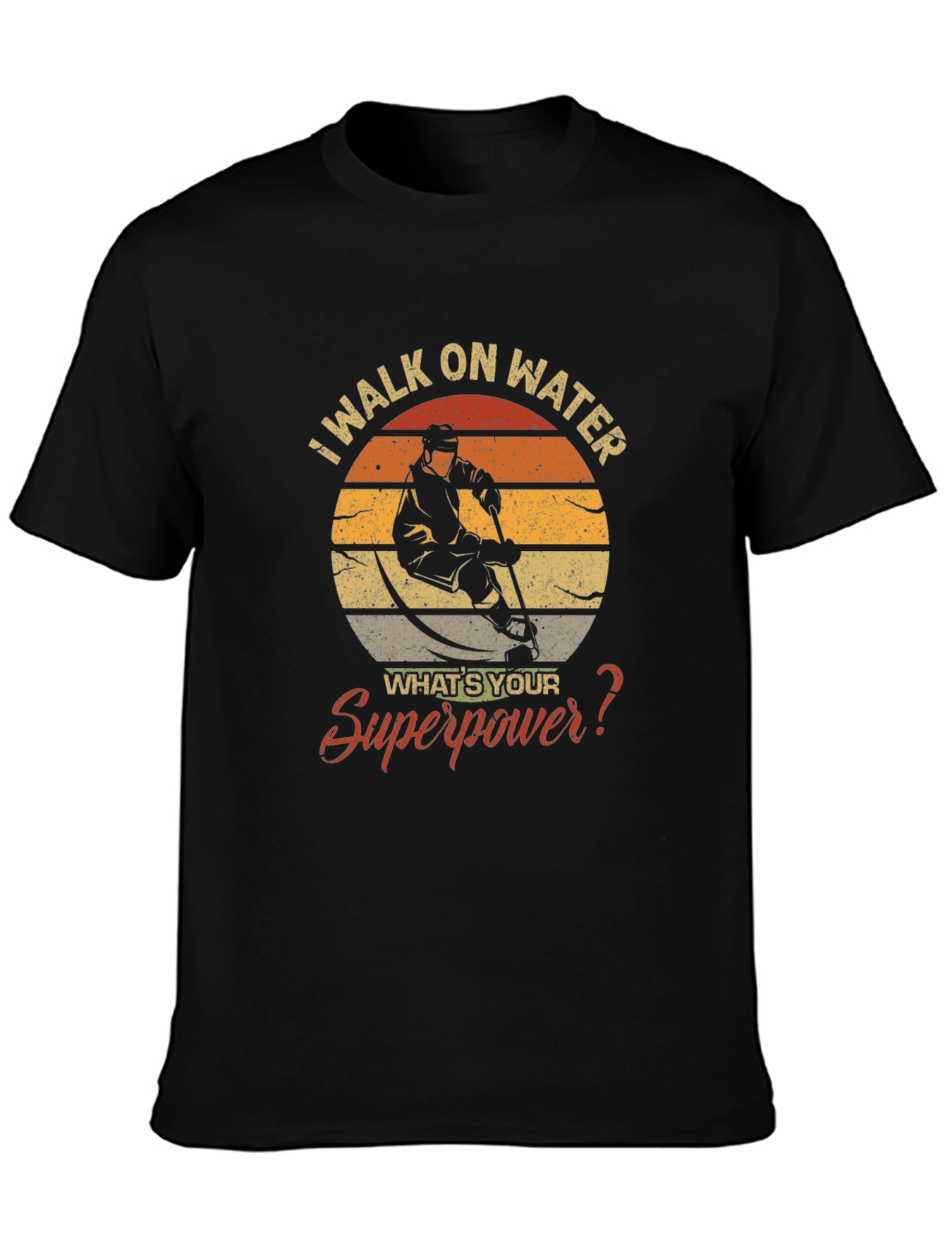 I Walk on Water Hockey T-Shirt