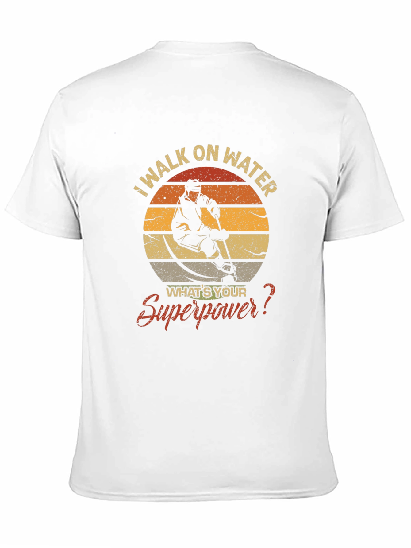 I Walk on Water Hockey T-Shirt