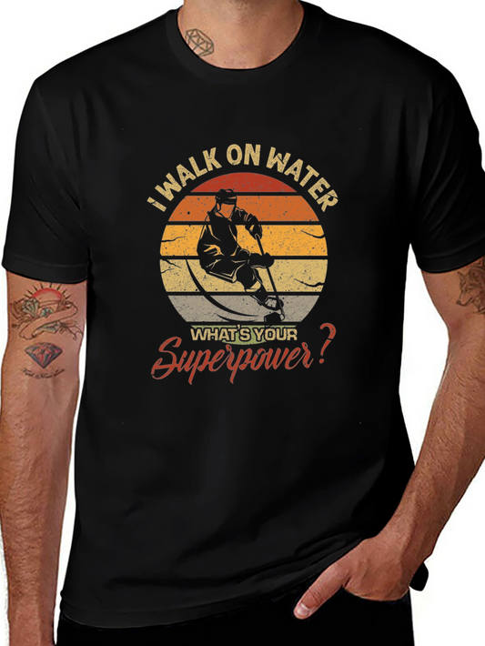 I Walk on Water Hockey T-Shirt