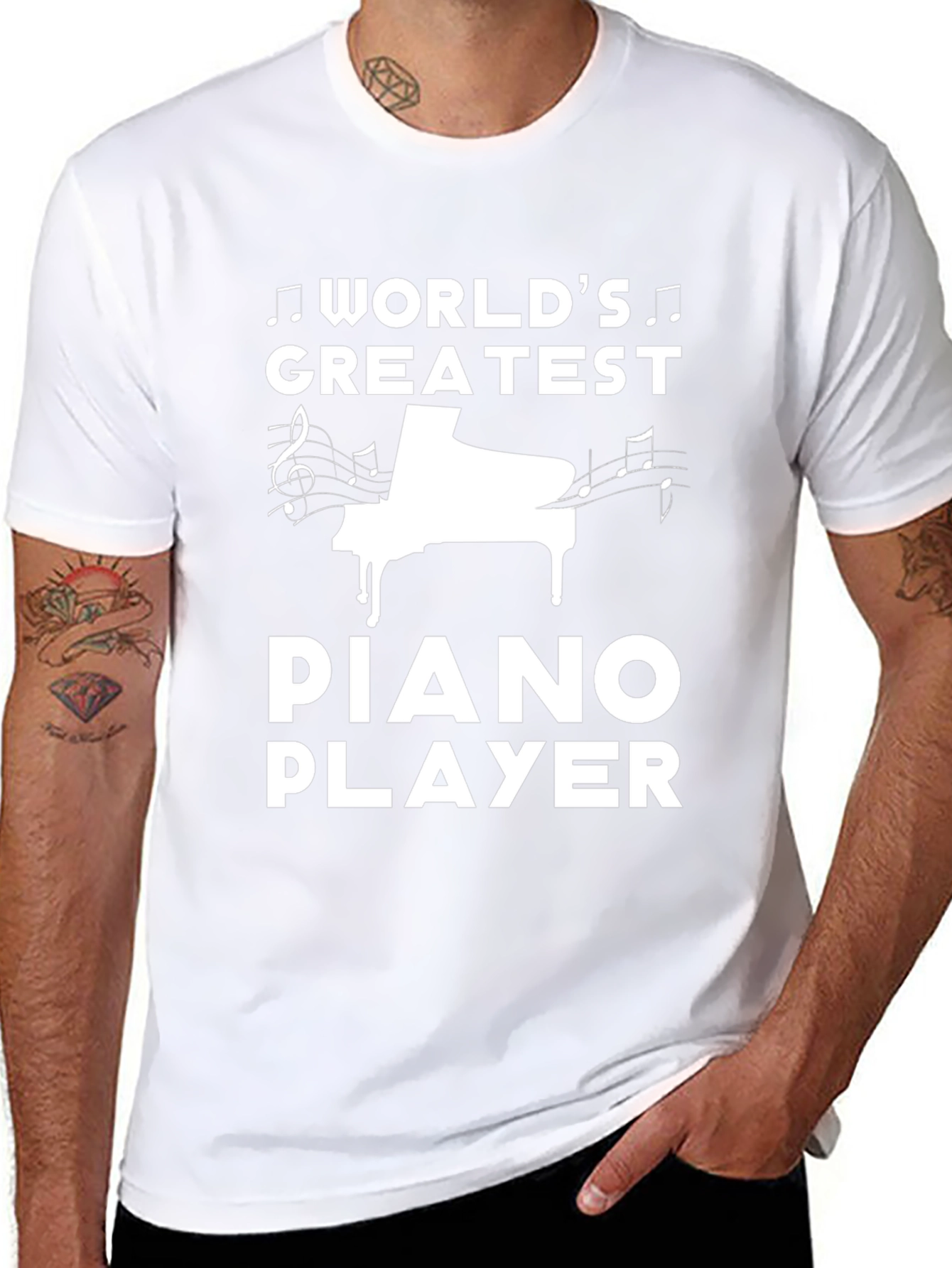 Worlds Greatest Piano Player T-Shirt