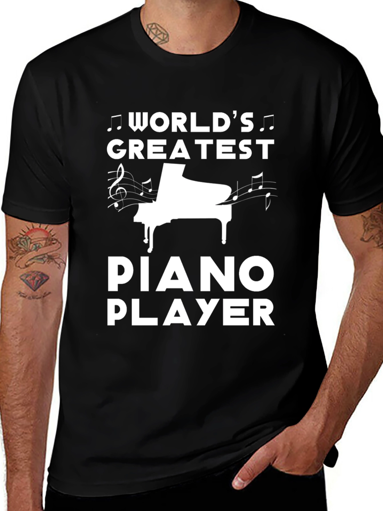 Worlds Greatest Piano Player T-Shirt